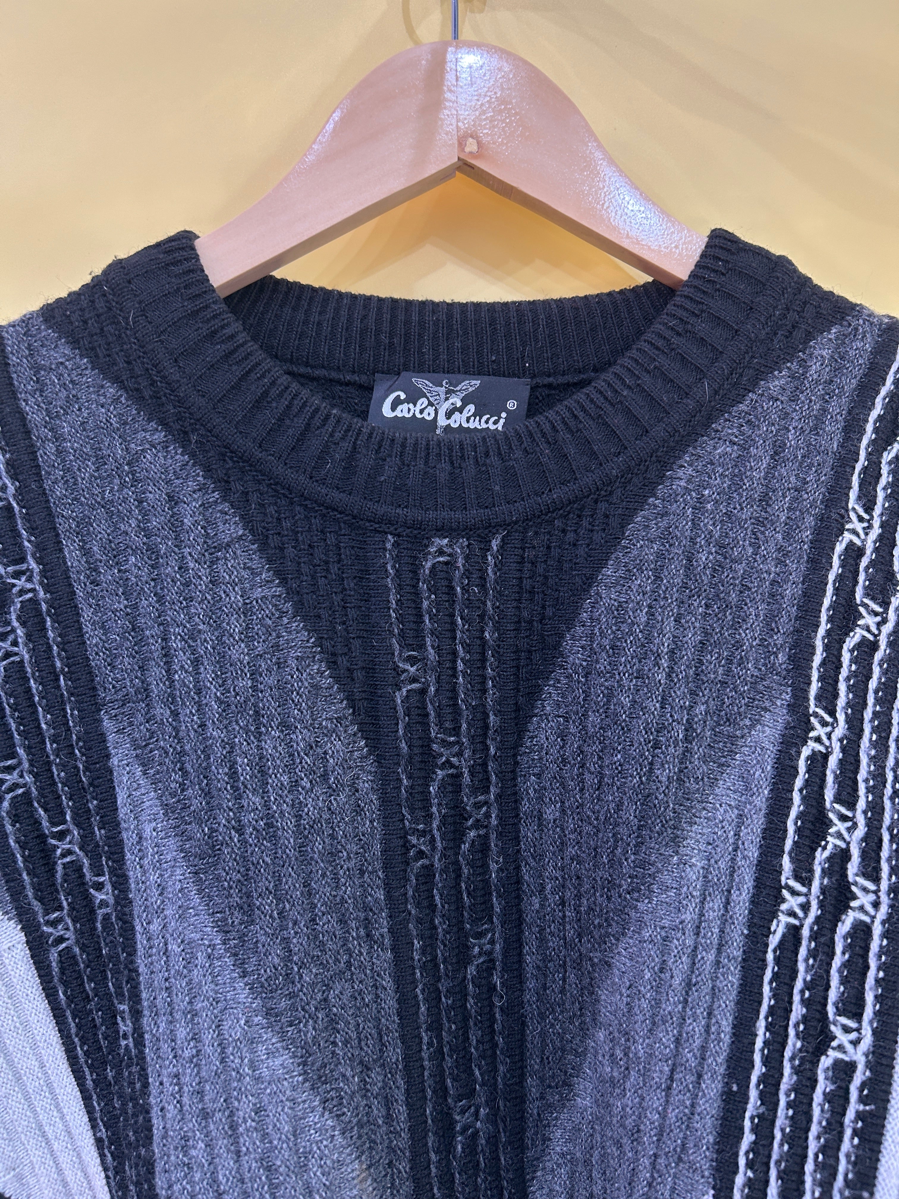 M-L Vintage Carlo Culuccci Pullover stripes