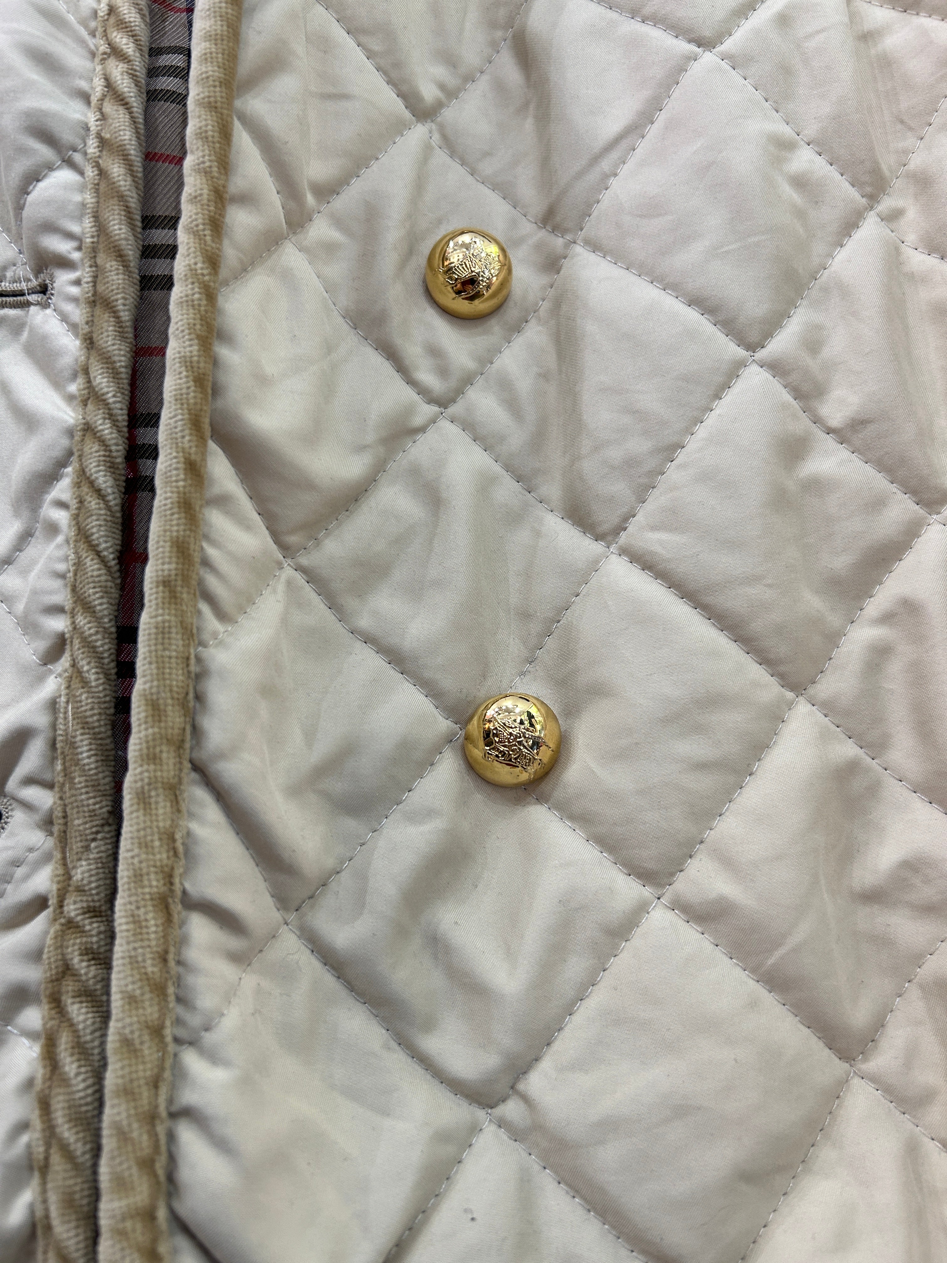 M-L Vintage Burberry Vest quilted