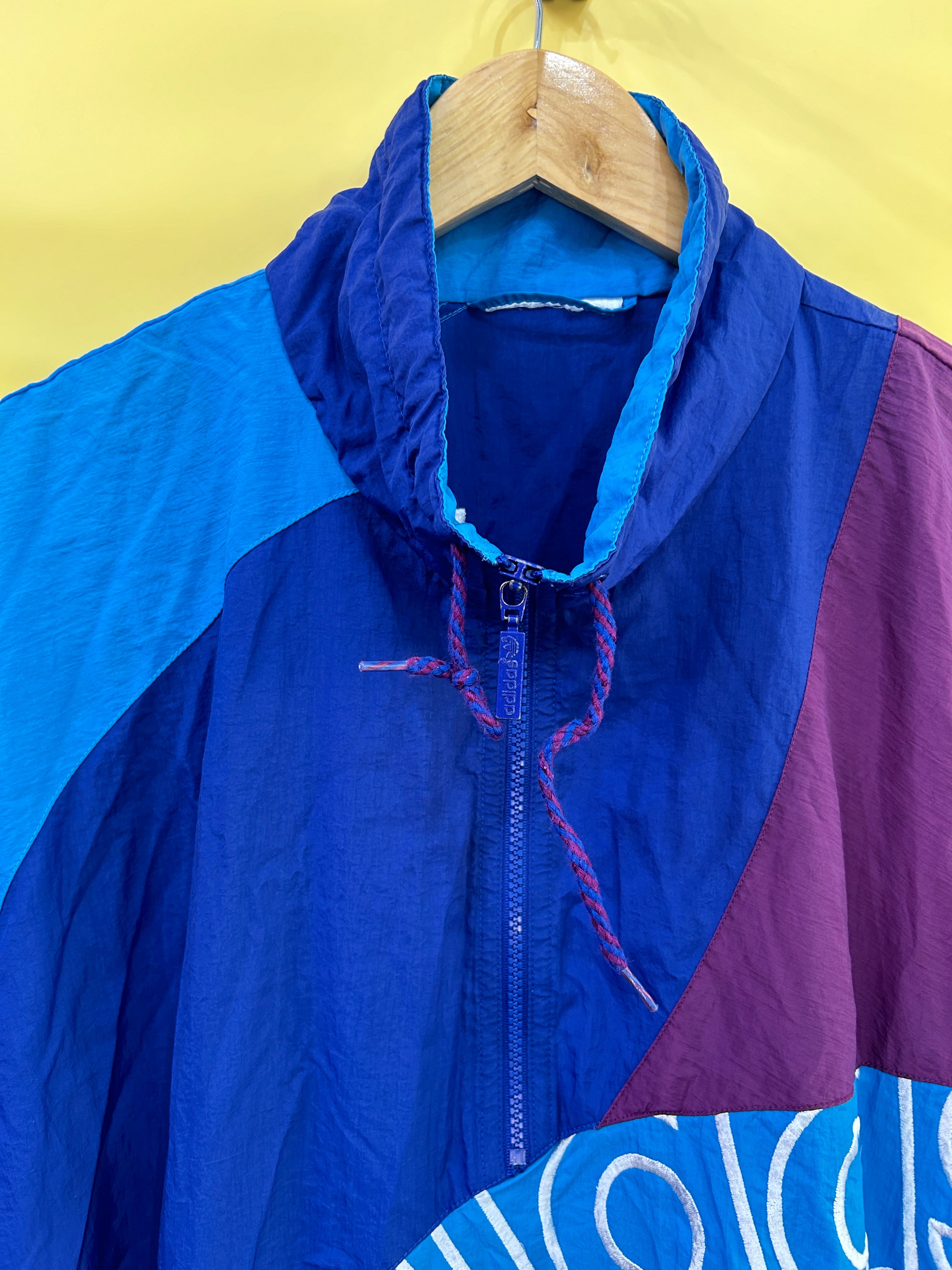 L Vintage Adidas Windbreaker Track Jacket