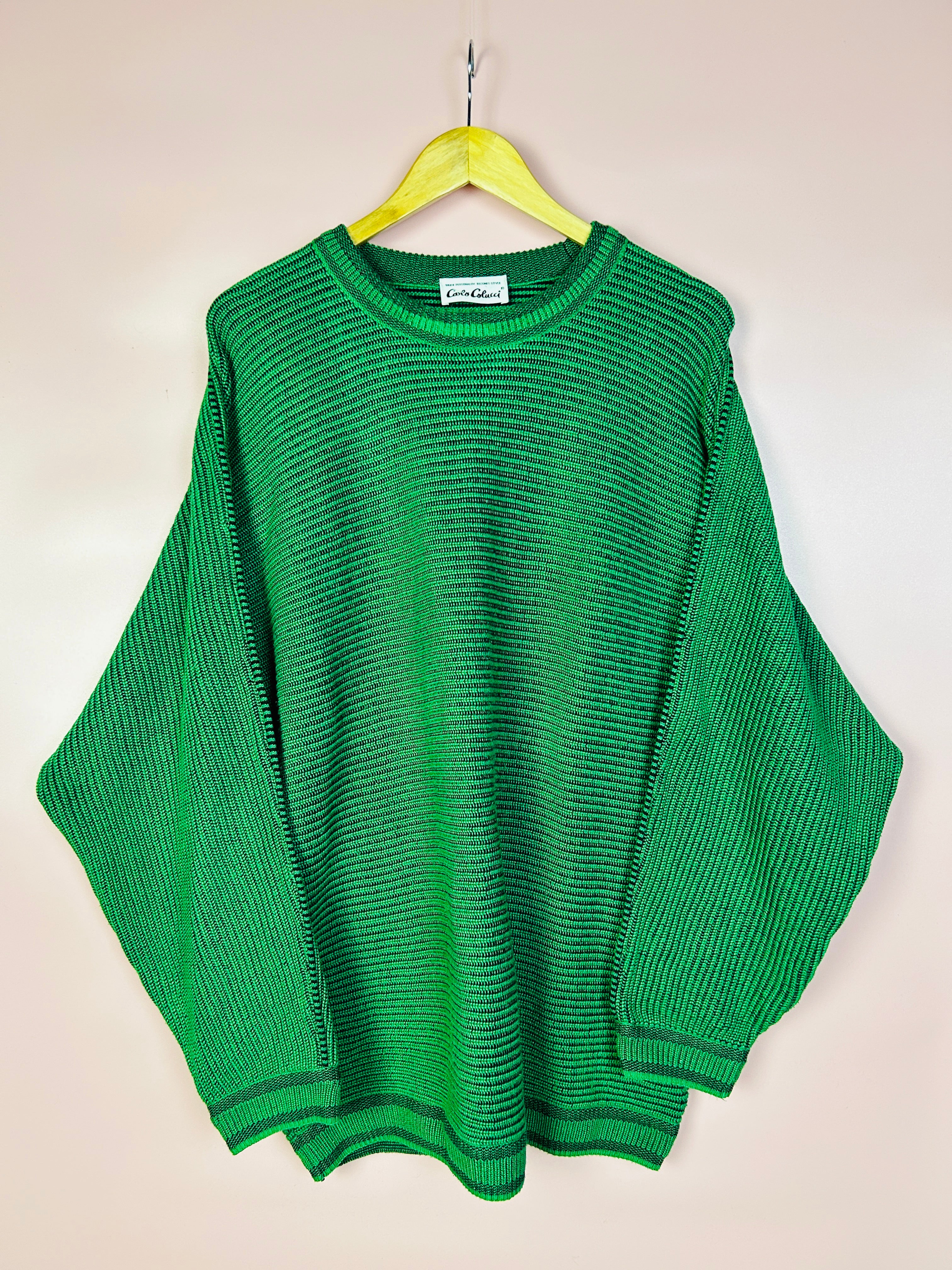 XL Carlo Colucci Pullover grün