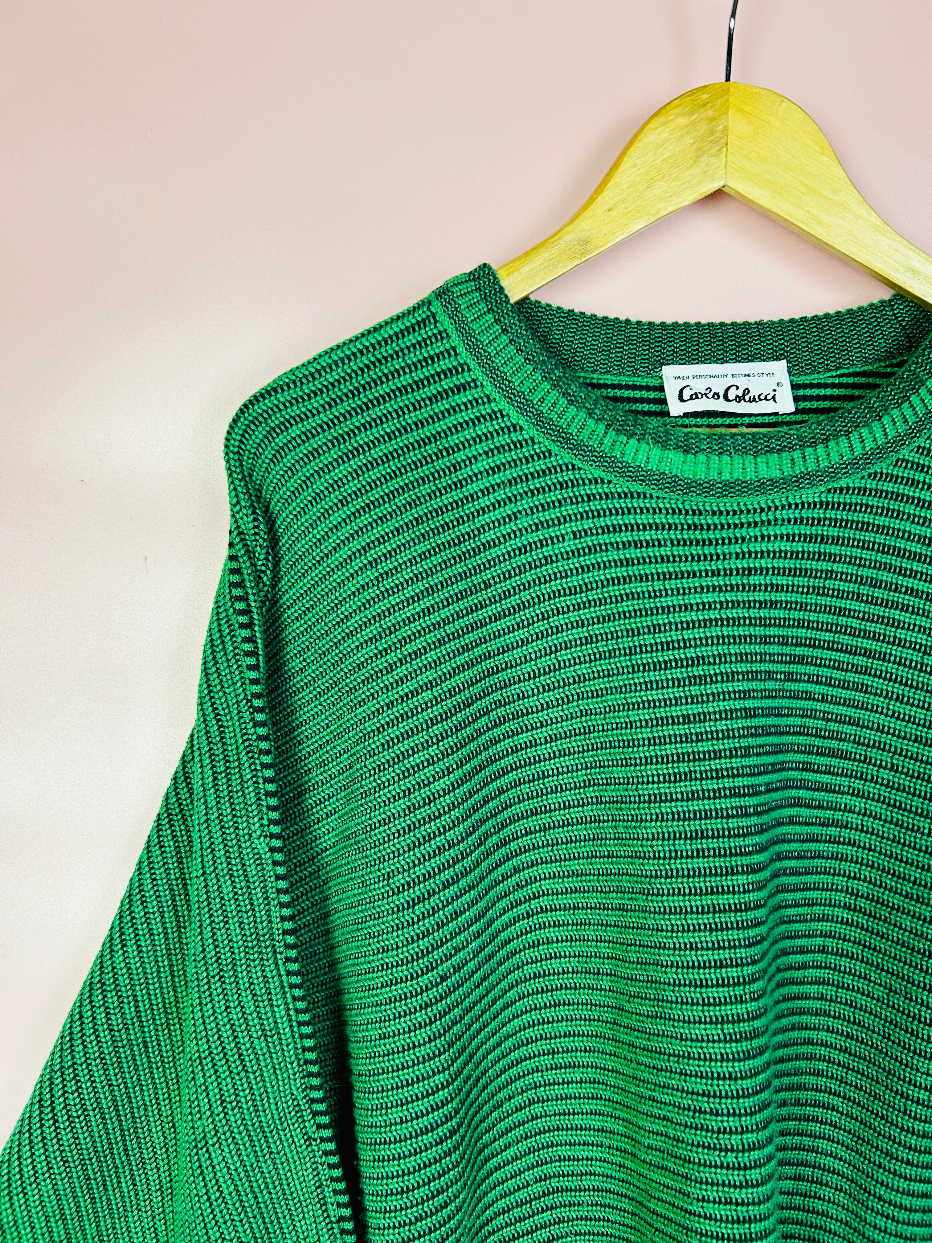 XL Carlo Colucci Pullover grün