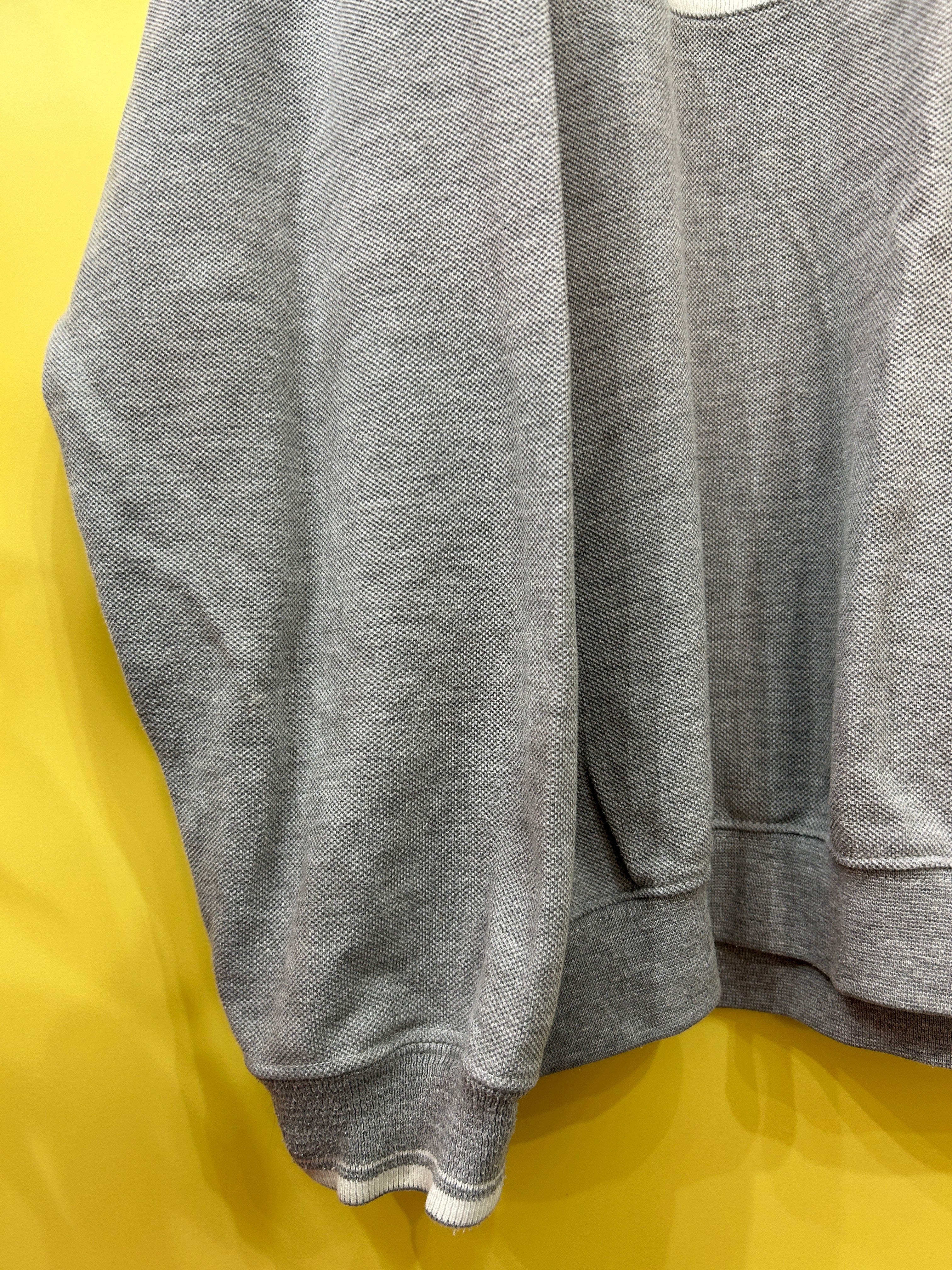 M-L Vintage Reebok Sweater gray 90s