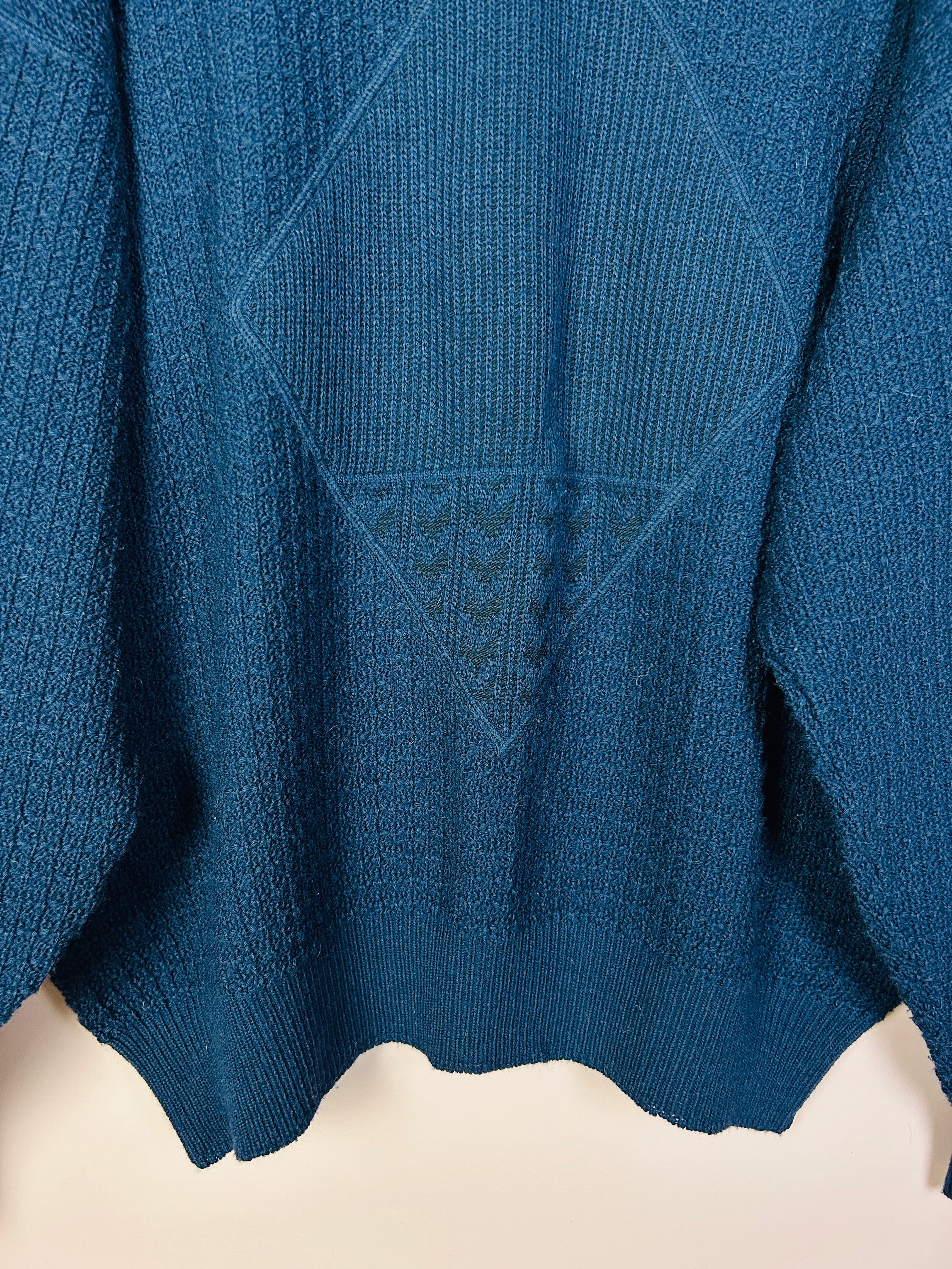 M Carlo Colucci Pullover dunkelblau