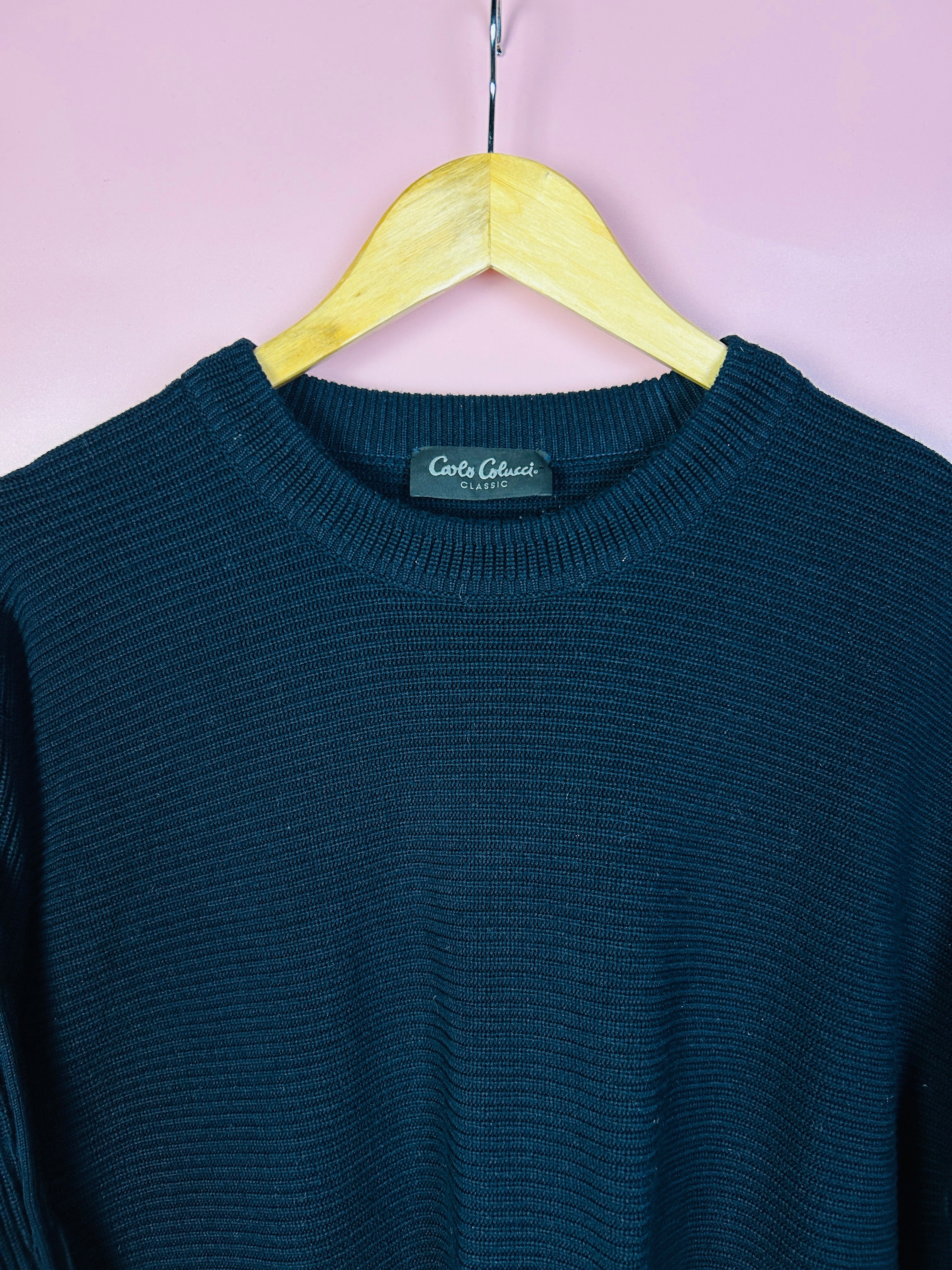 M-L Carlo Colucci Pullover schwarz