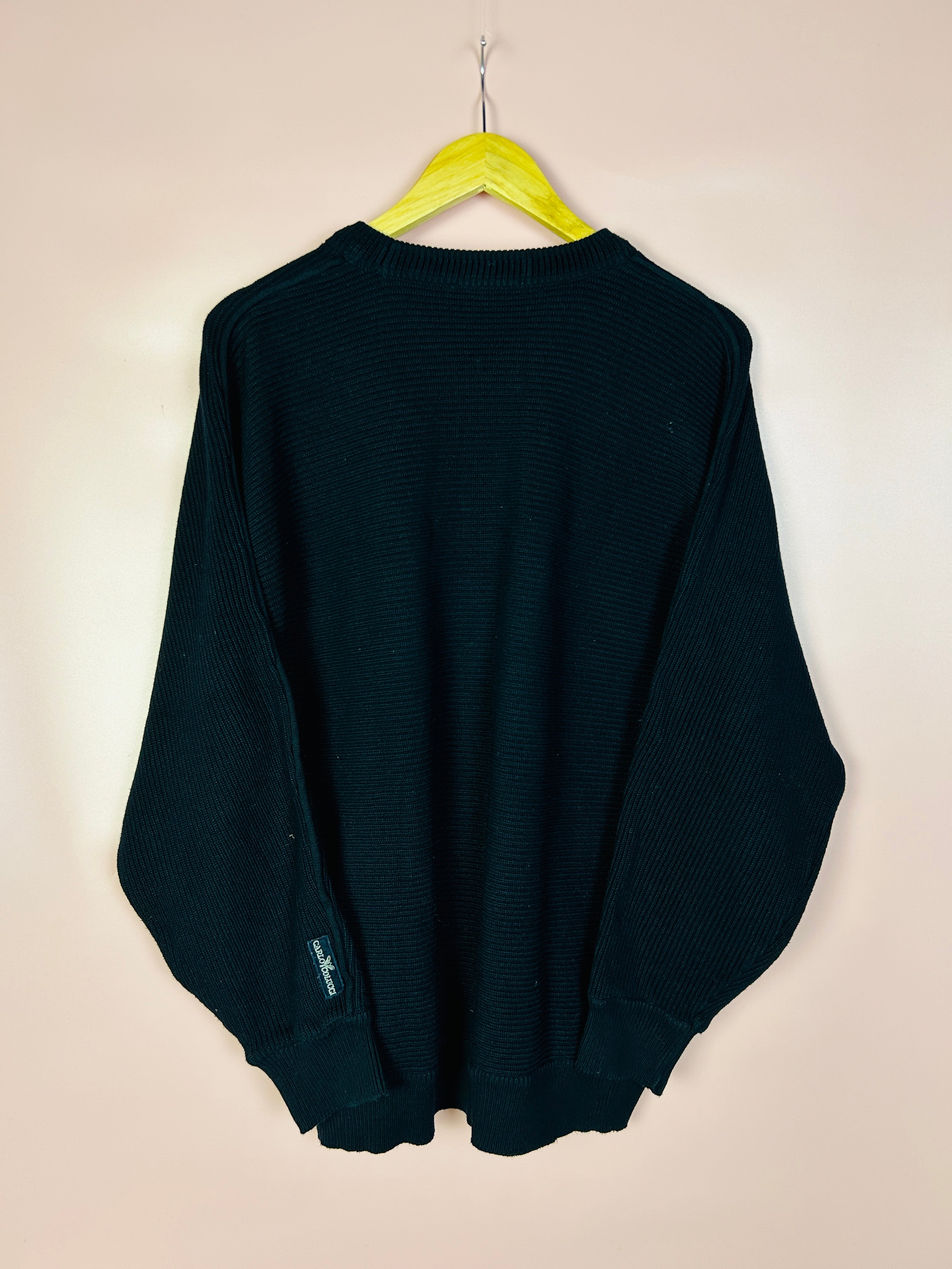 M-L Carlo Colucci Pullover schwarz