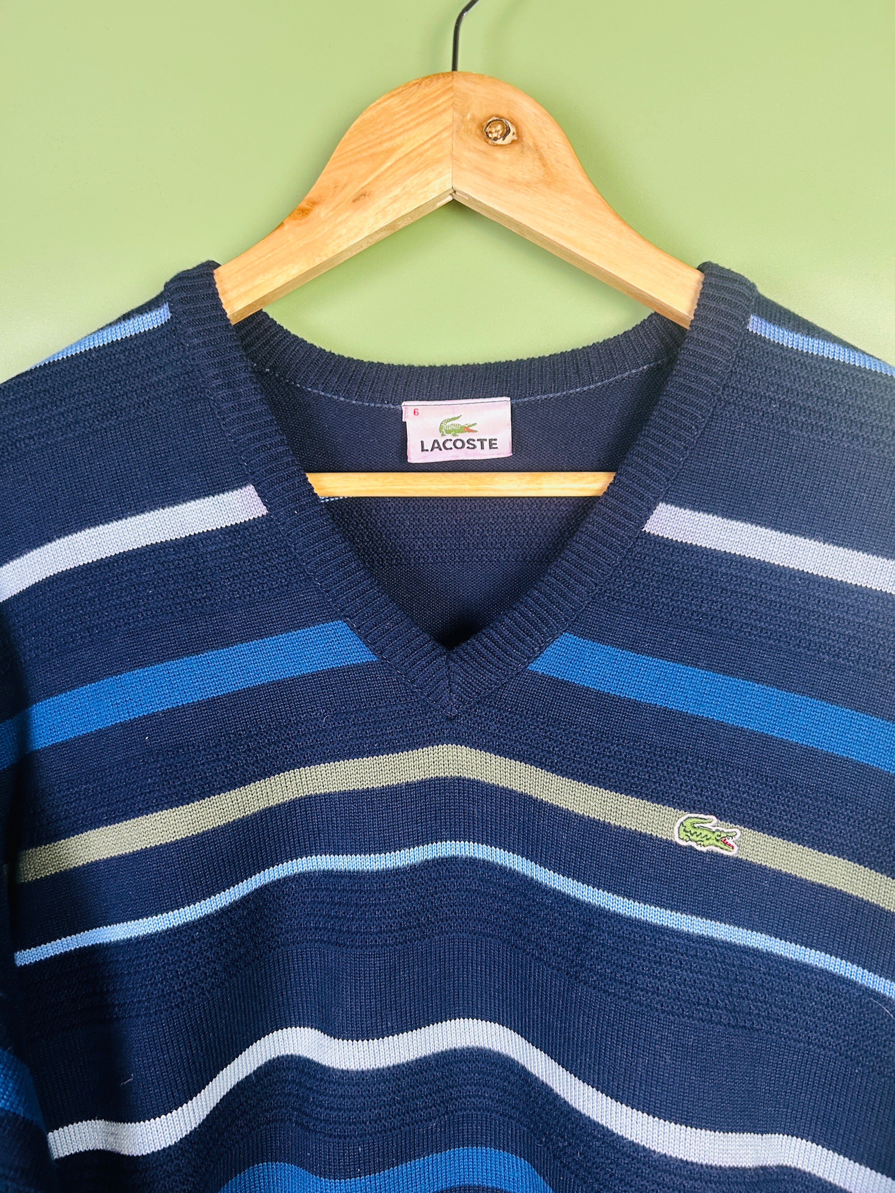 S Lacoste Pullover streifen