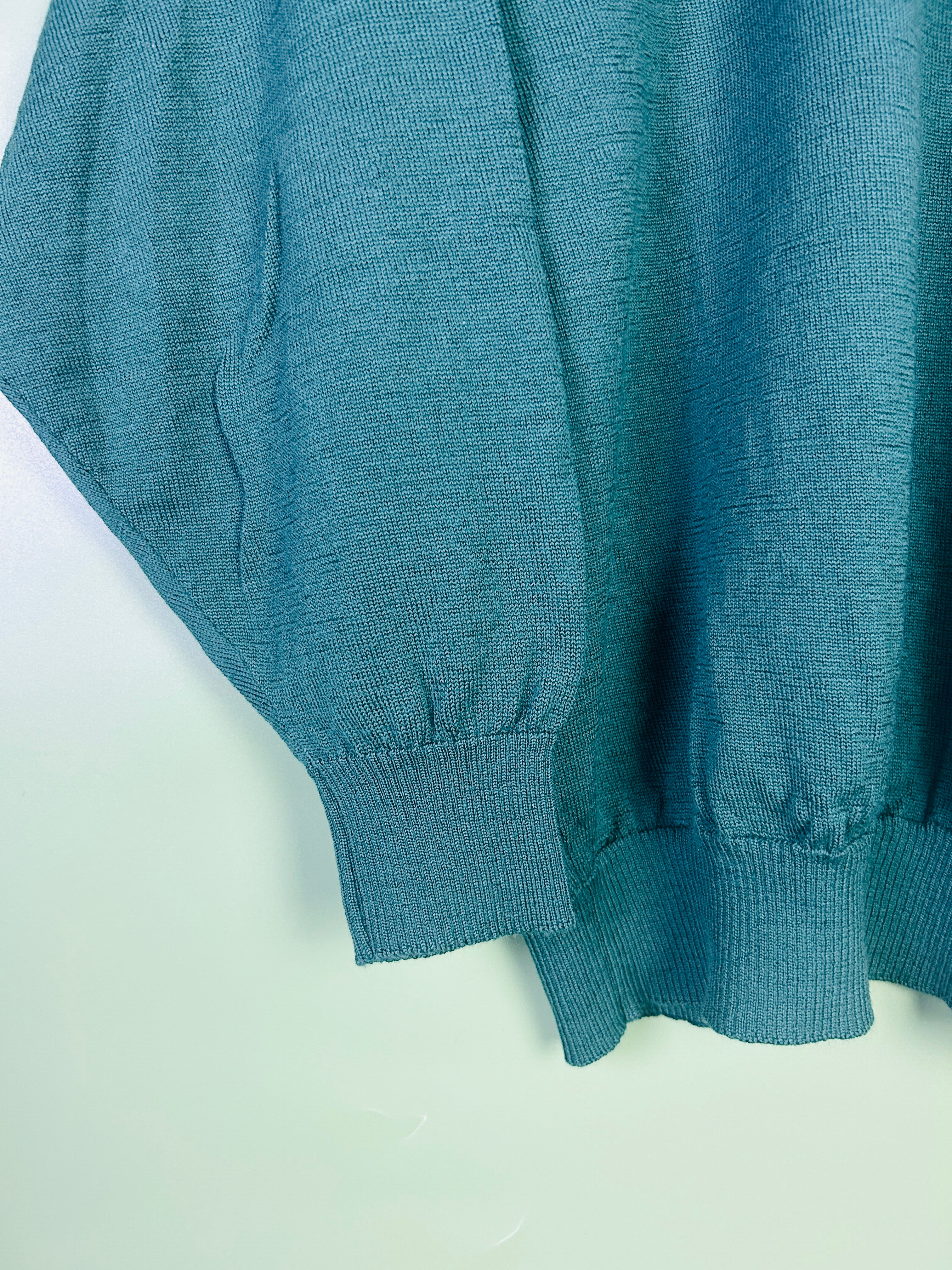 S Lacoste Vintage Pullover dunkelgrün