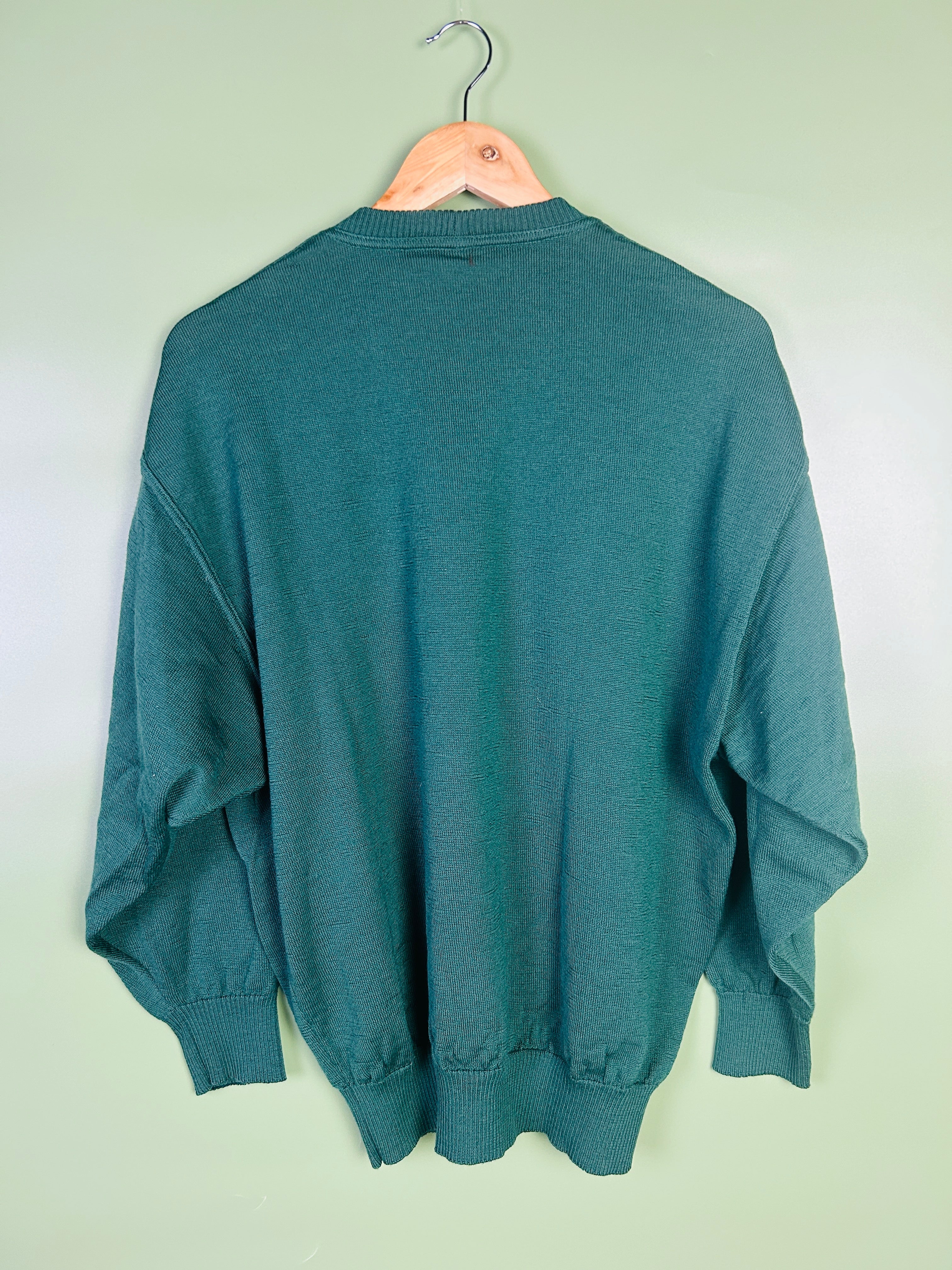 S Lacoste Vintage Pullover dunkelgrün