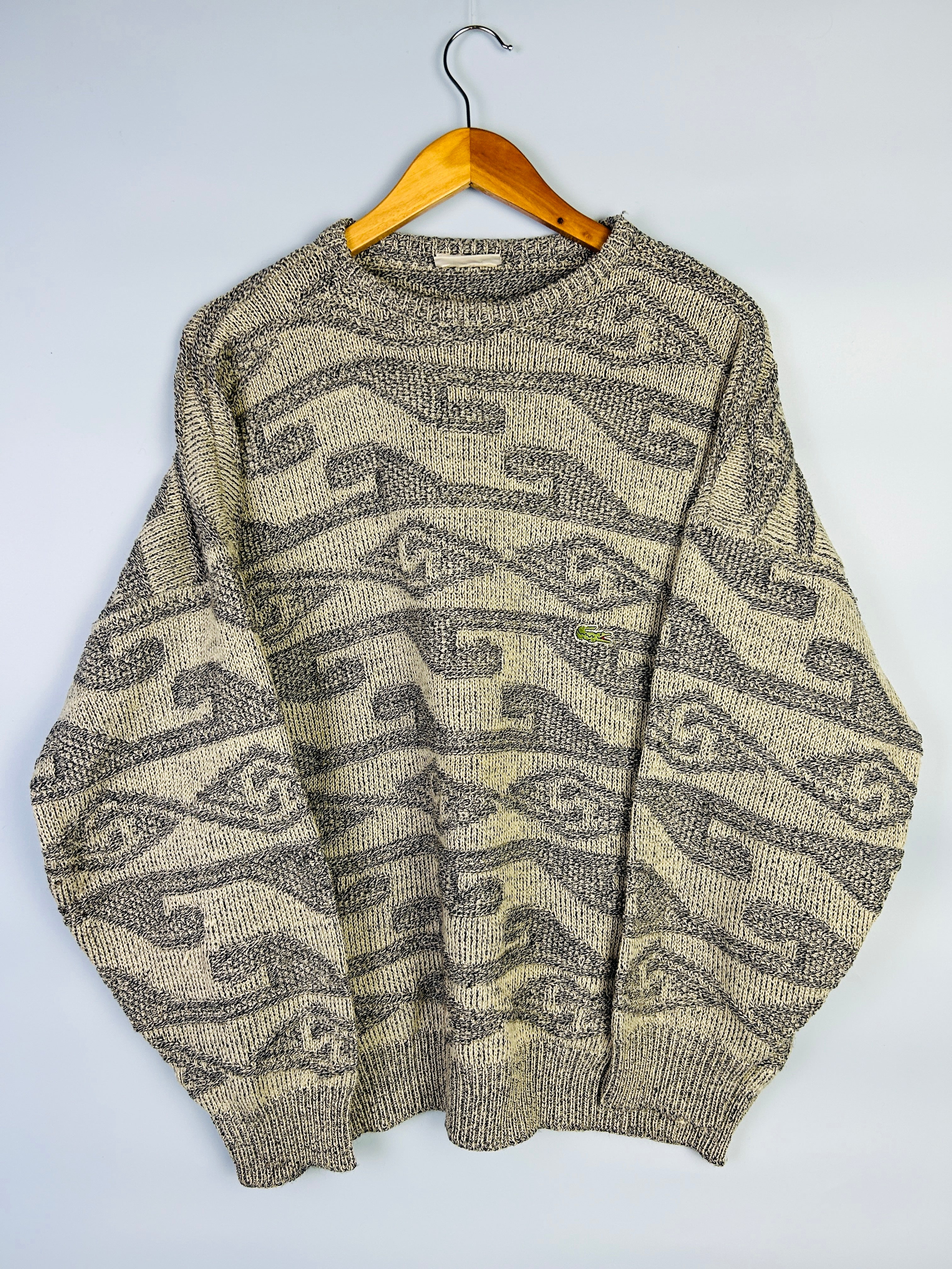 M Lacoste Pullover grau