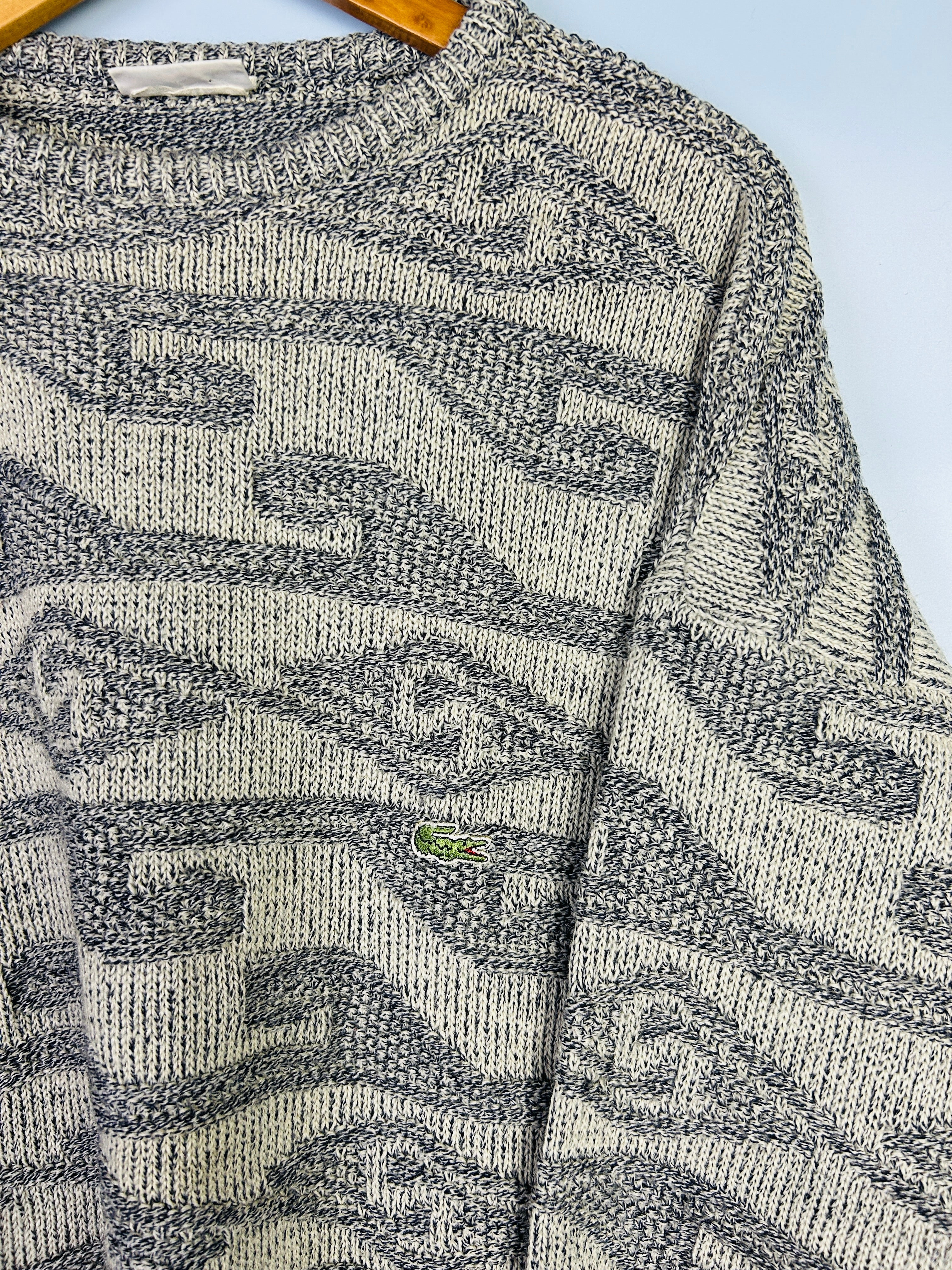 M Lacoste Pullover grau