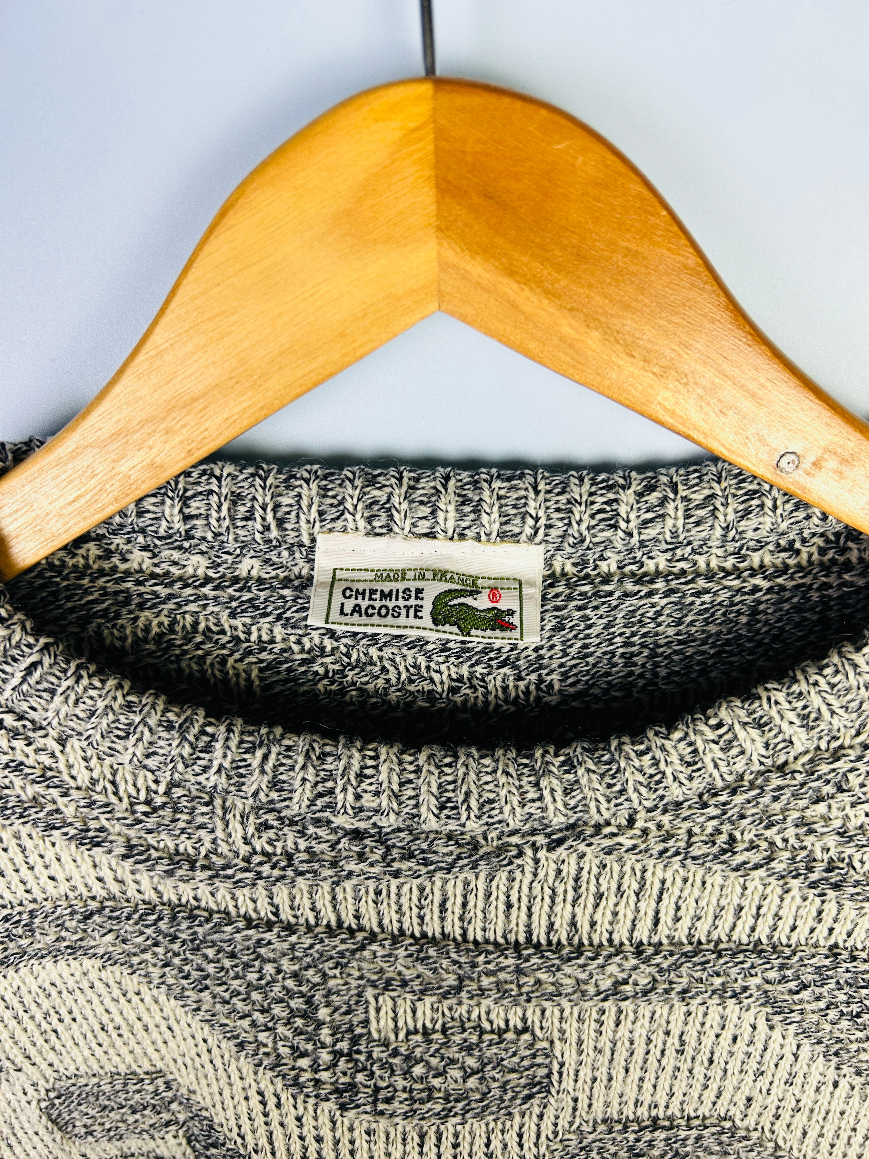 M Lacoste Pullover grau
