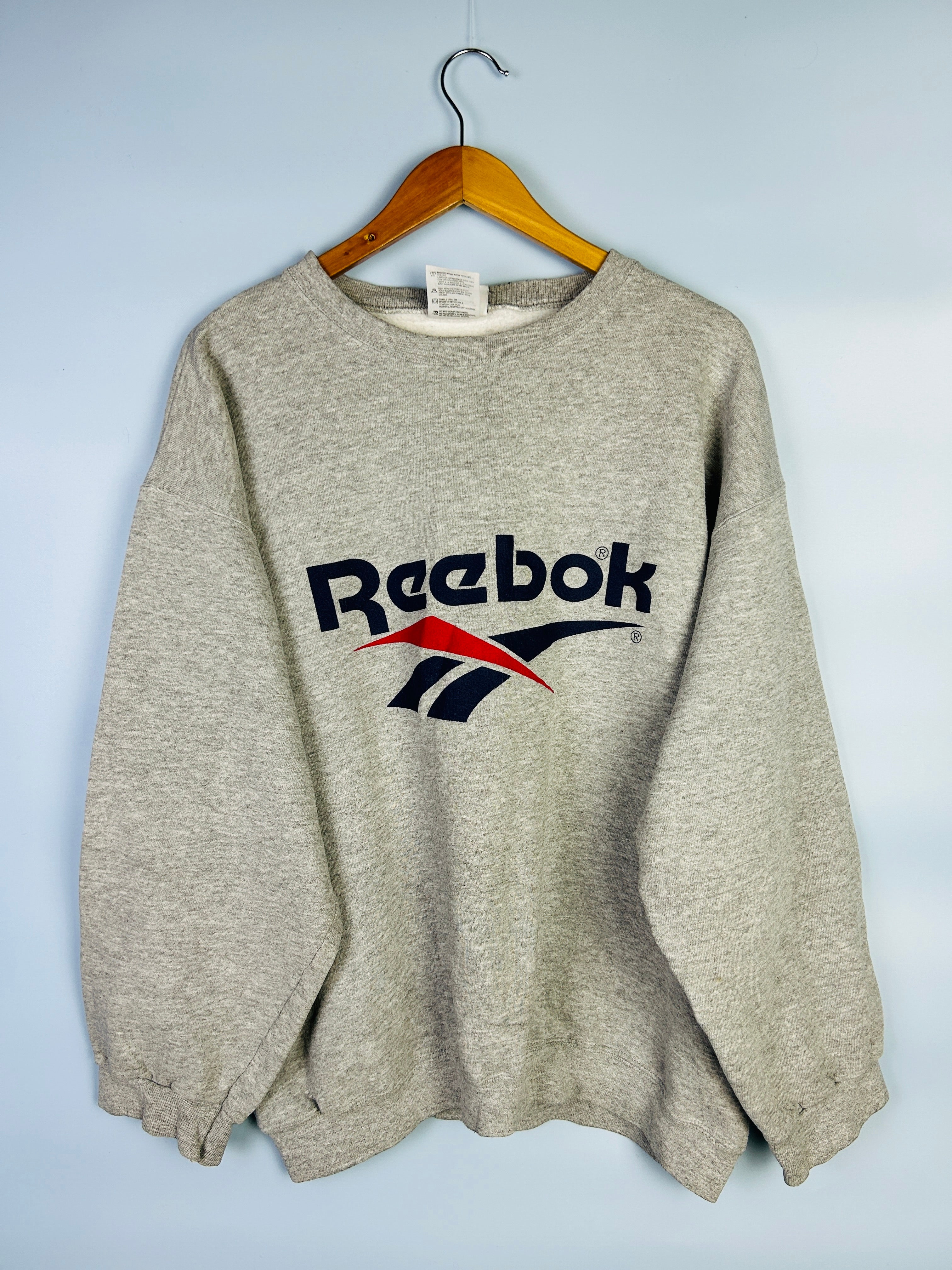 L Reebok Sweater grau
