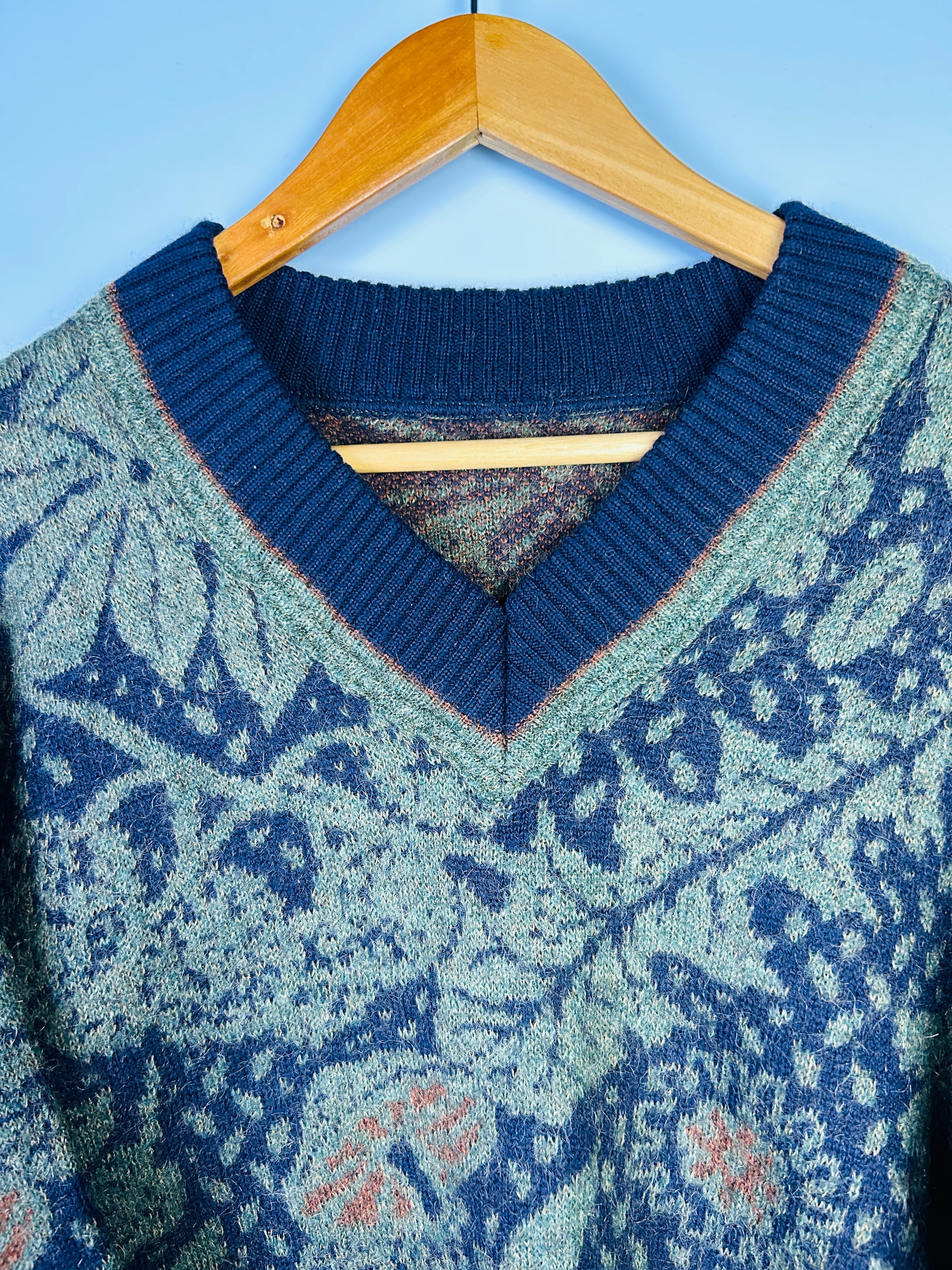 S-M Pullover florale Muster