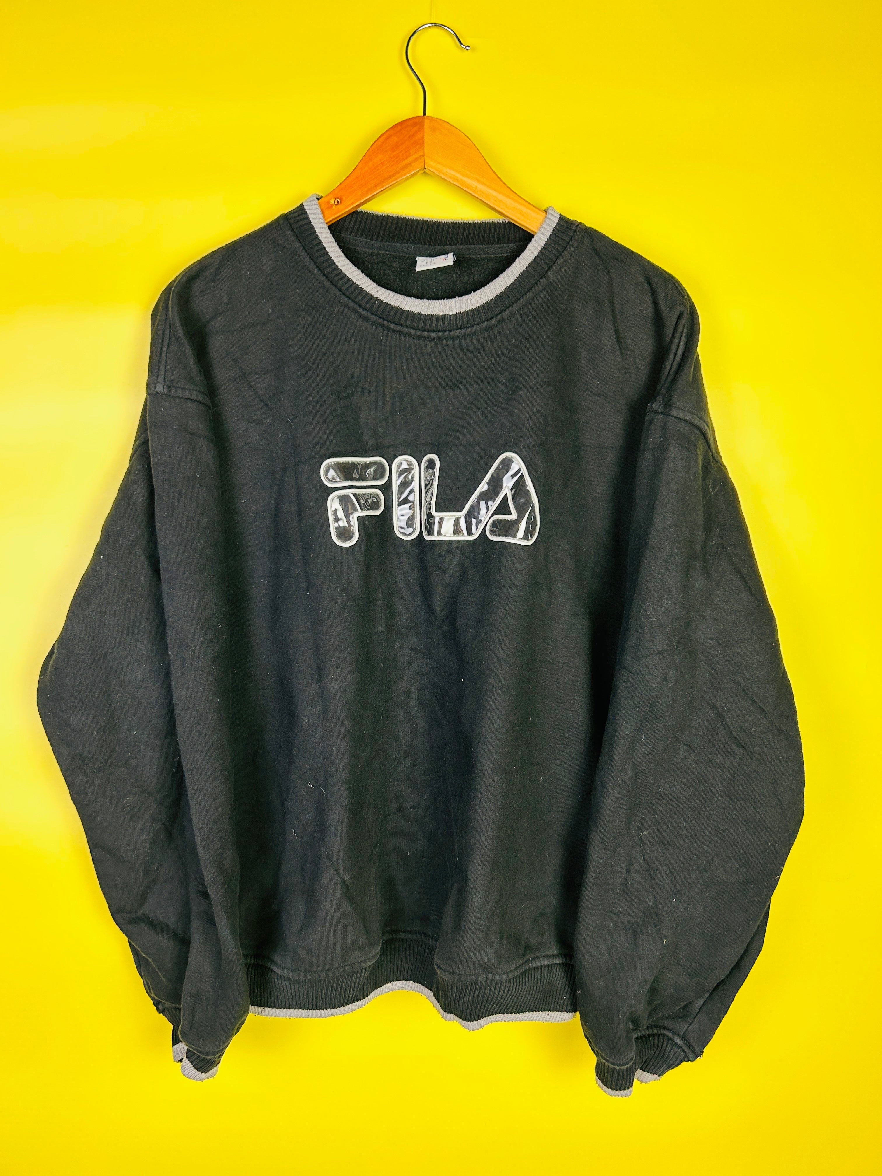 M Fila Sweater schwarz