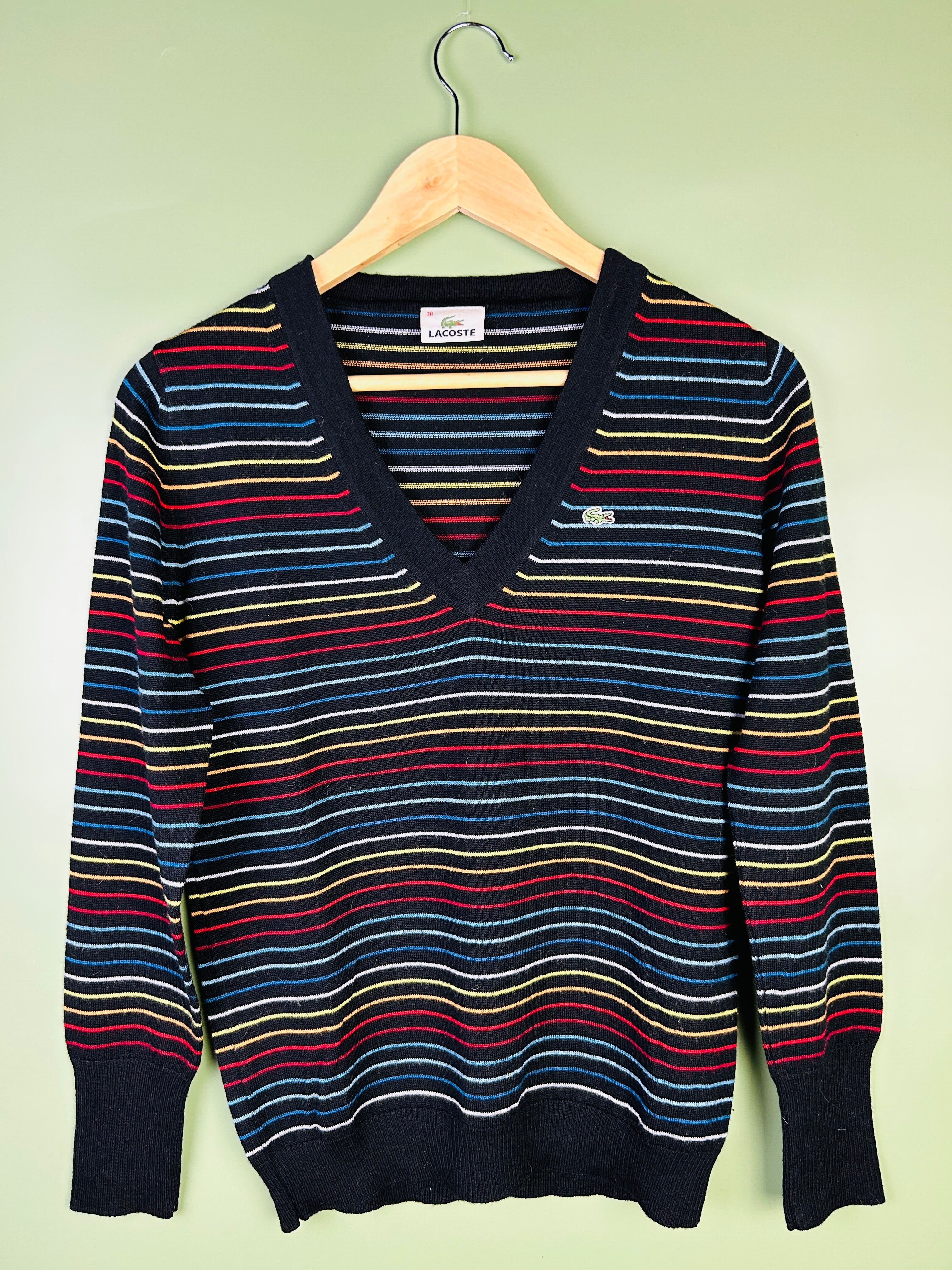 S Vintage Lacoste Pullover streifen