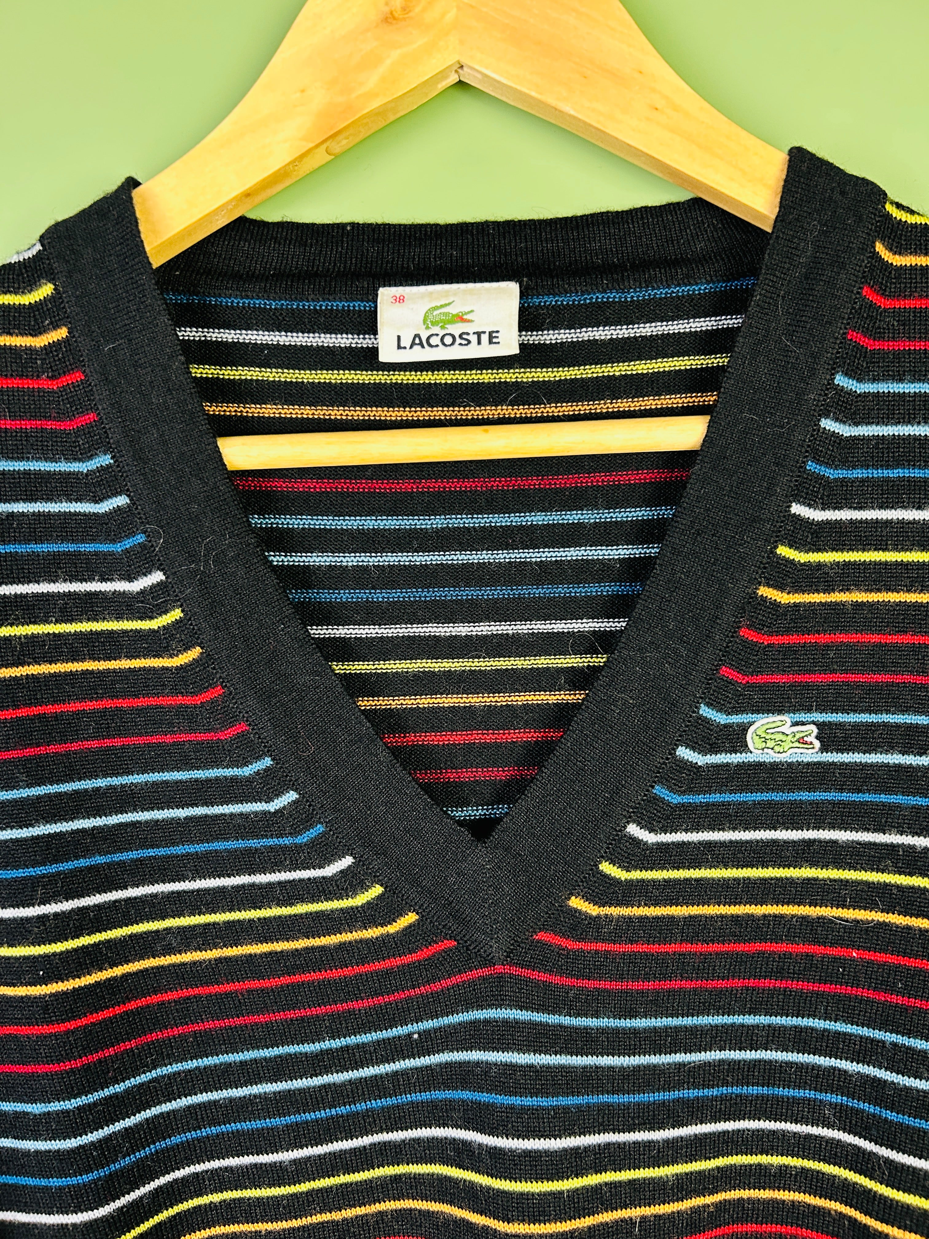 S Vintage Lacoste Pullover streifen