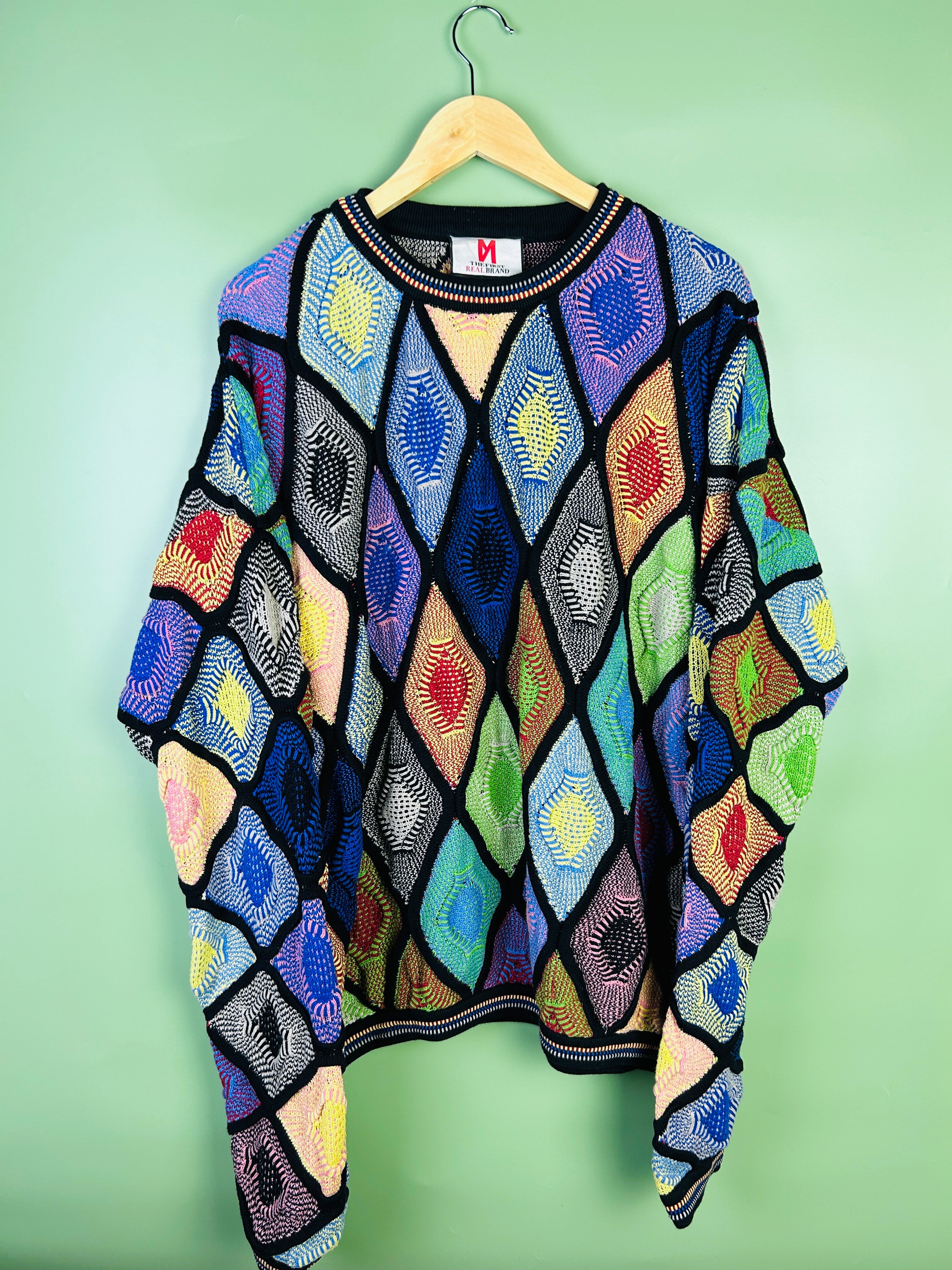 XXL Maskulin Pullover bunt