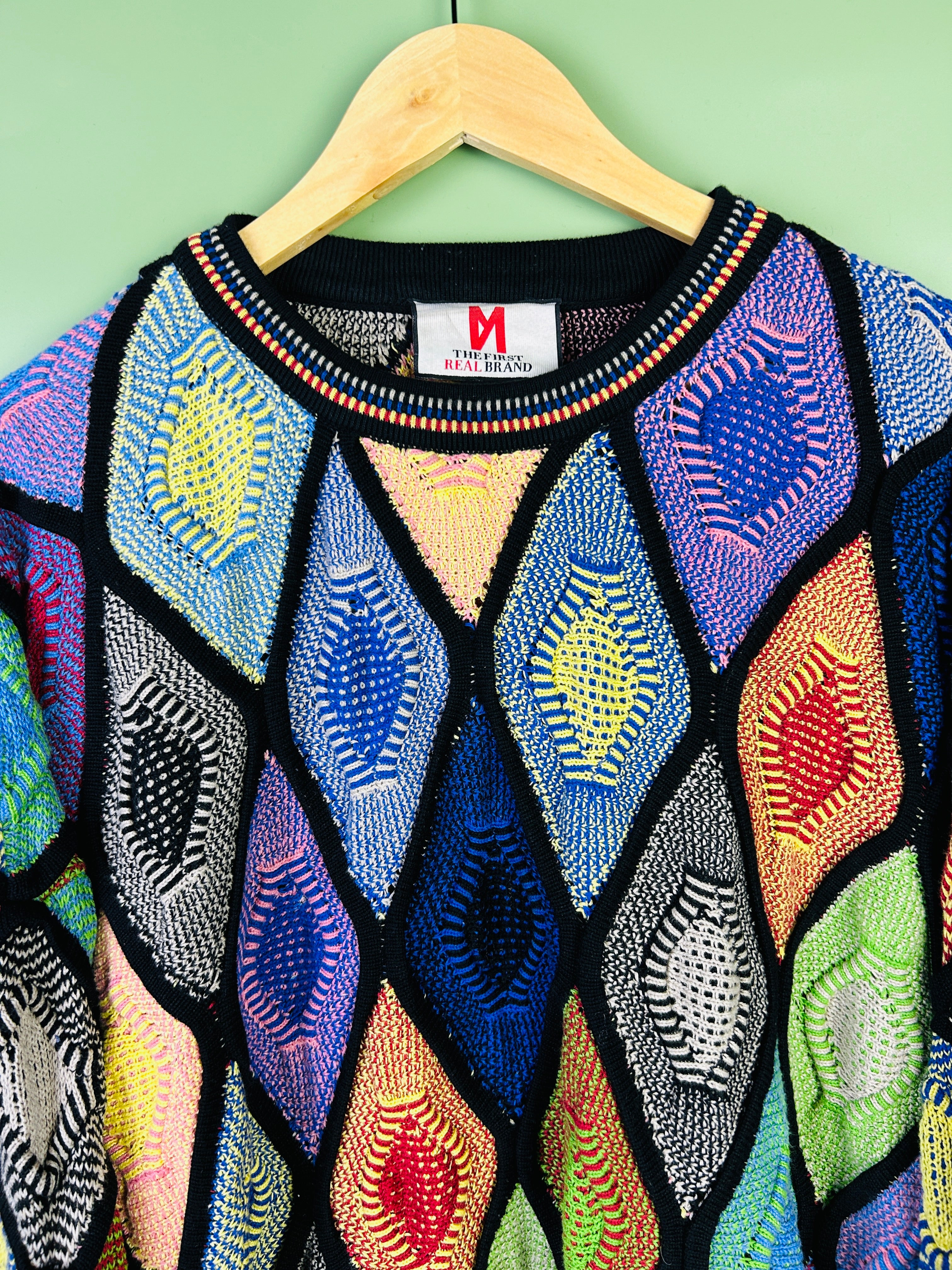 XXL Maskulin Pullover bunt