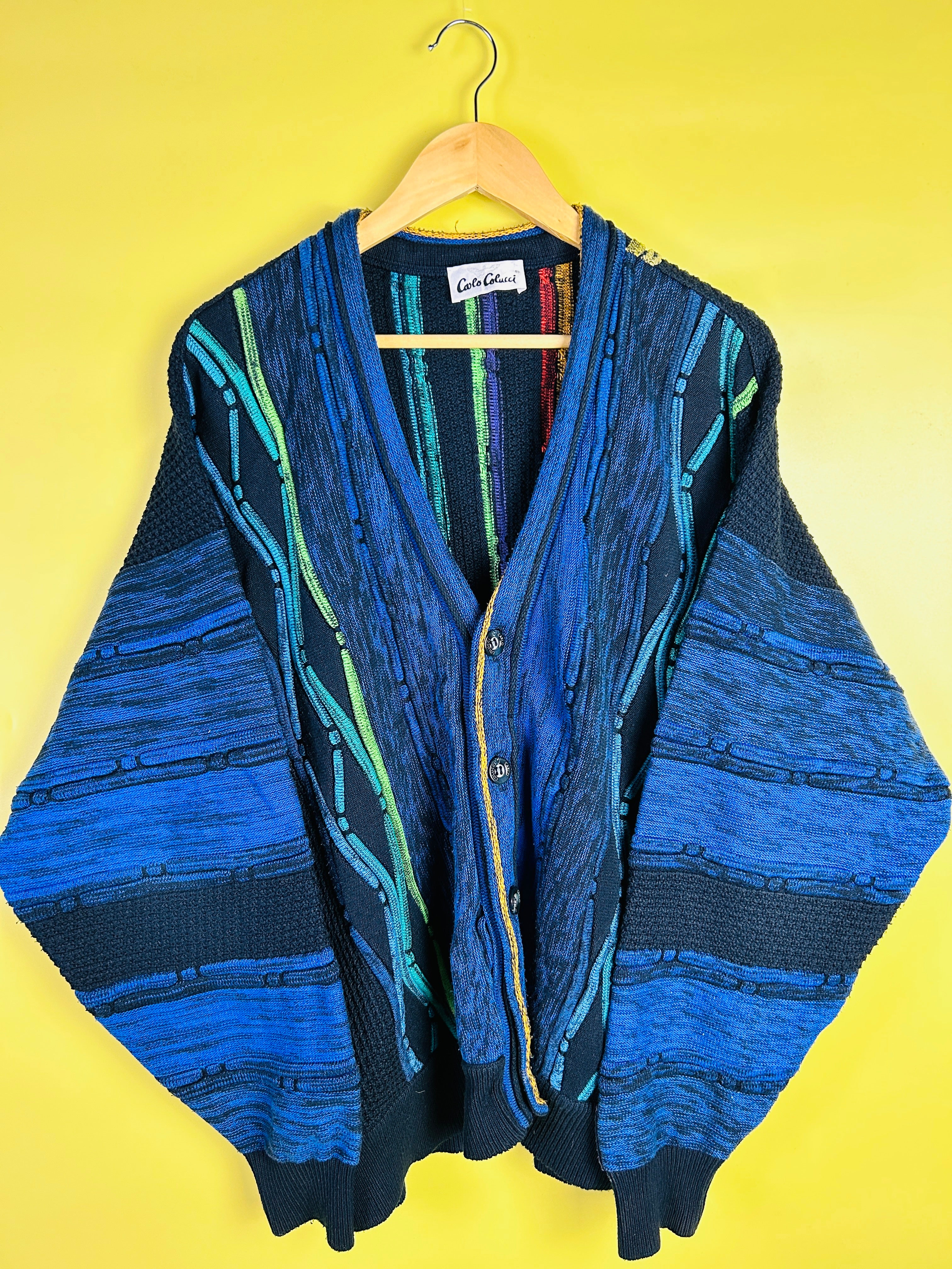 XL Vintage Carlo Colucci Strickjacke