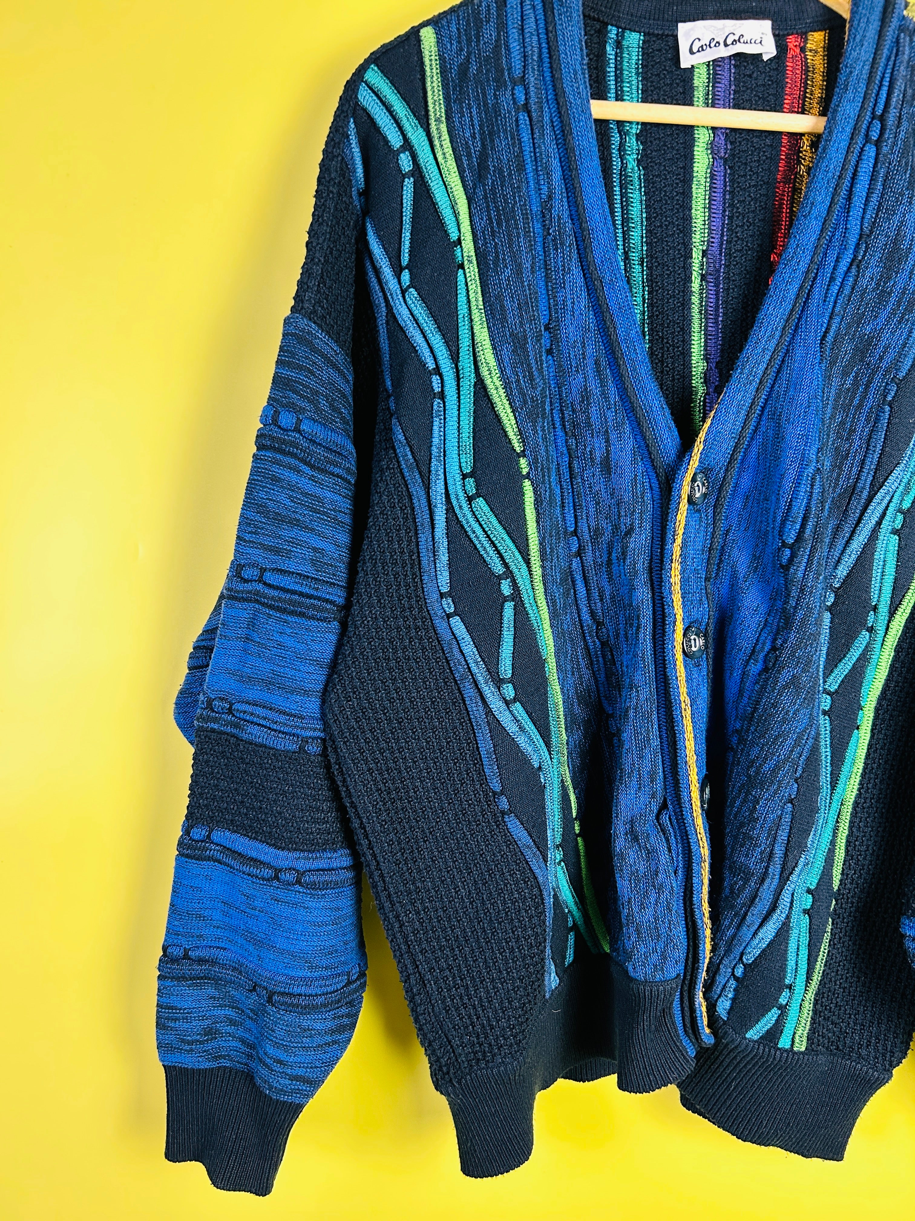 XL Vintage Carlo Colucci Strickjacke