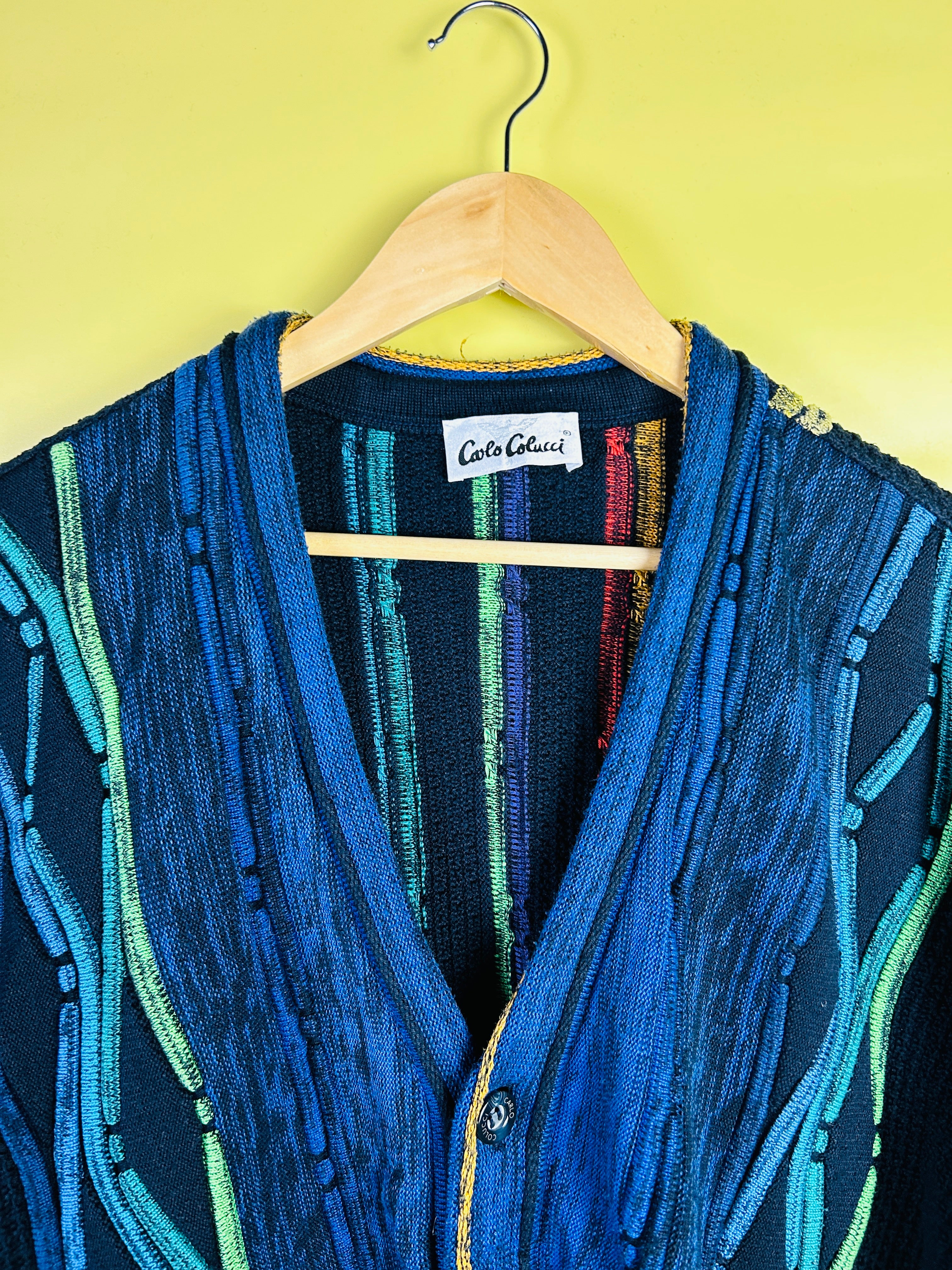 XL Vintage Carlo Colucci Strickjacke