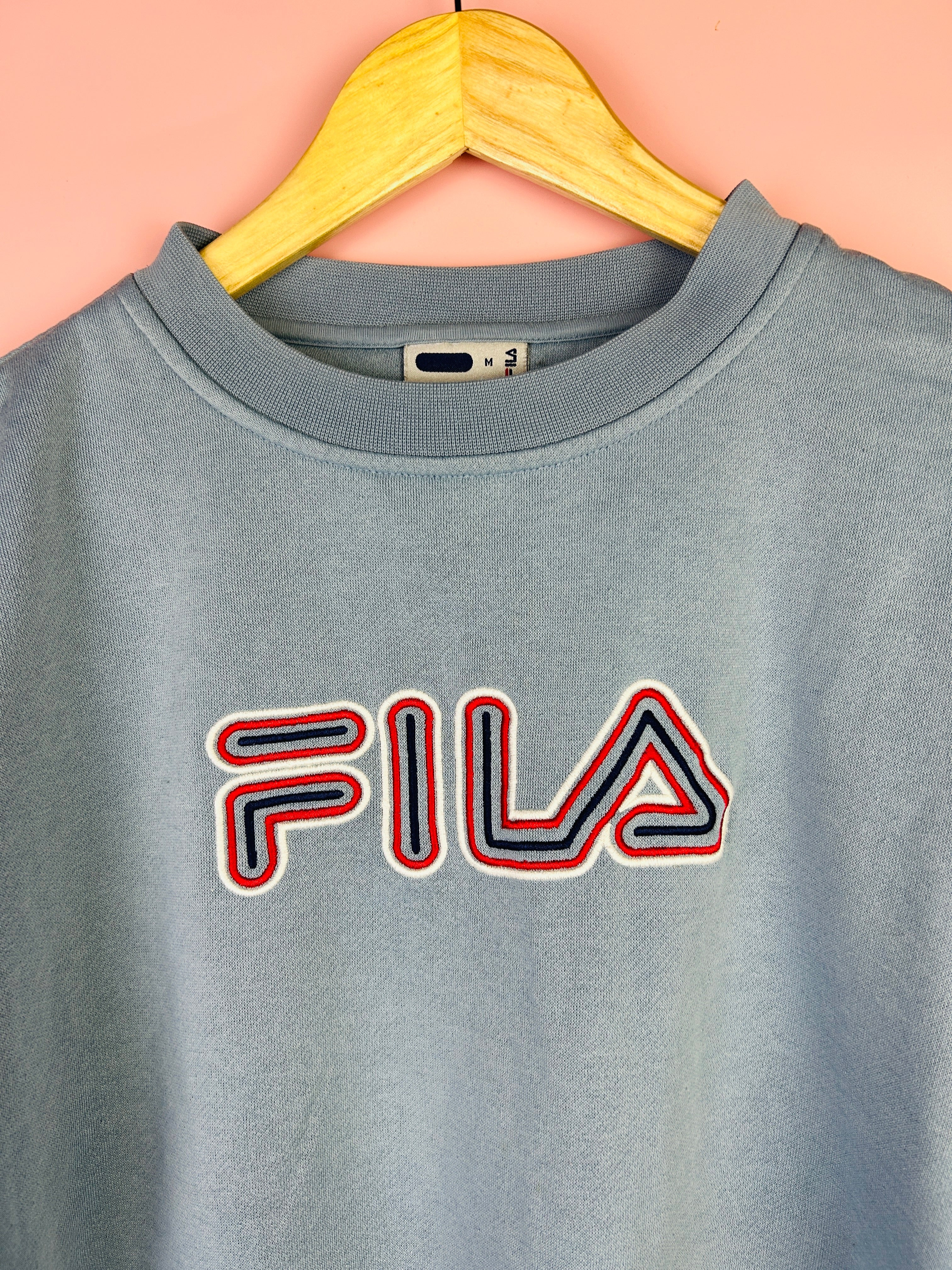 M Vintage Fila Sweater grau