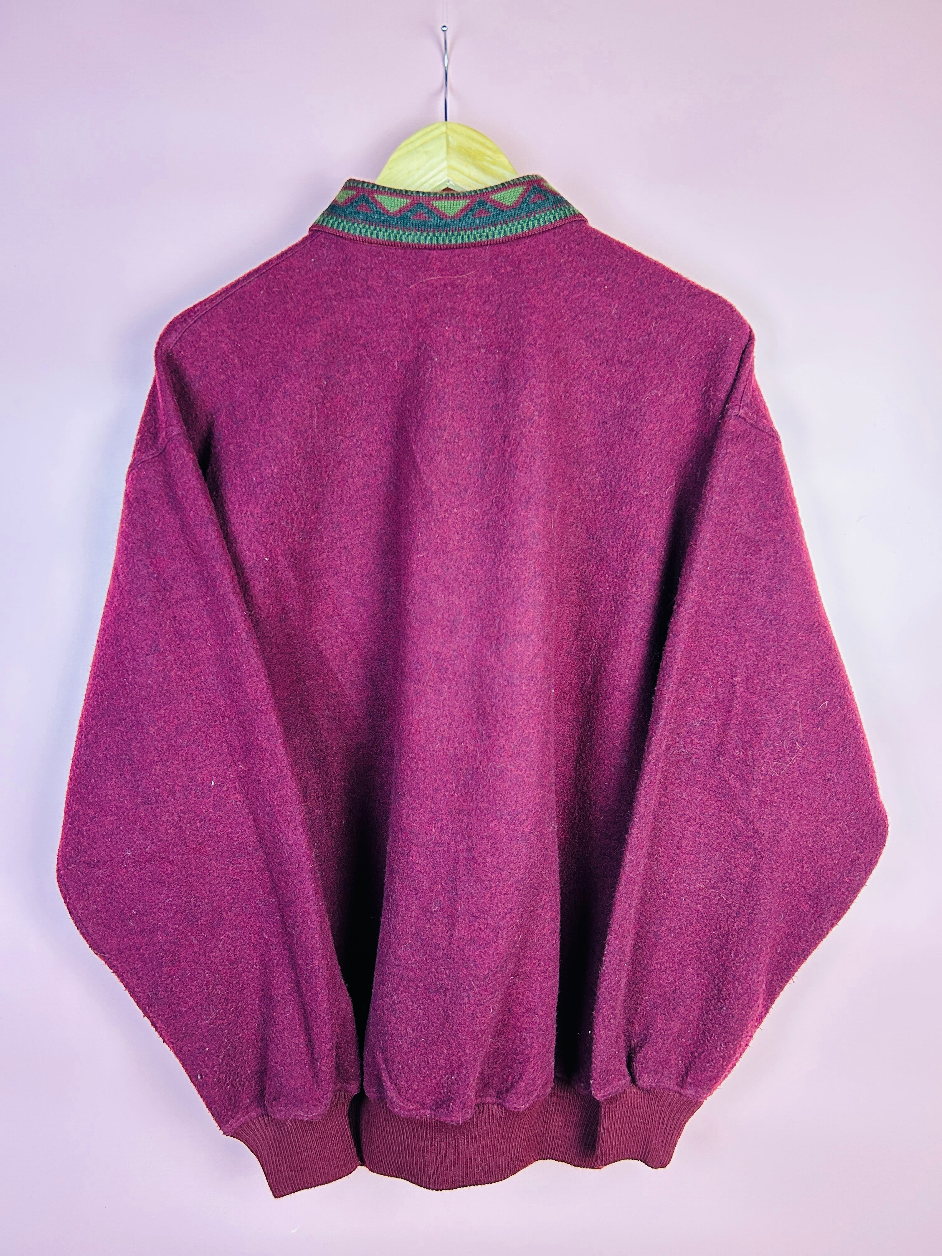 L Vintage Fleece Sweater rot