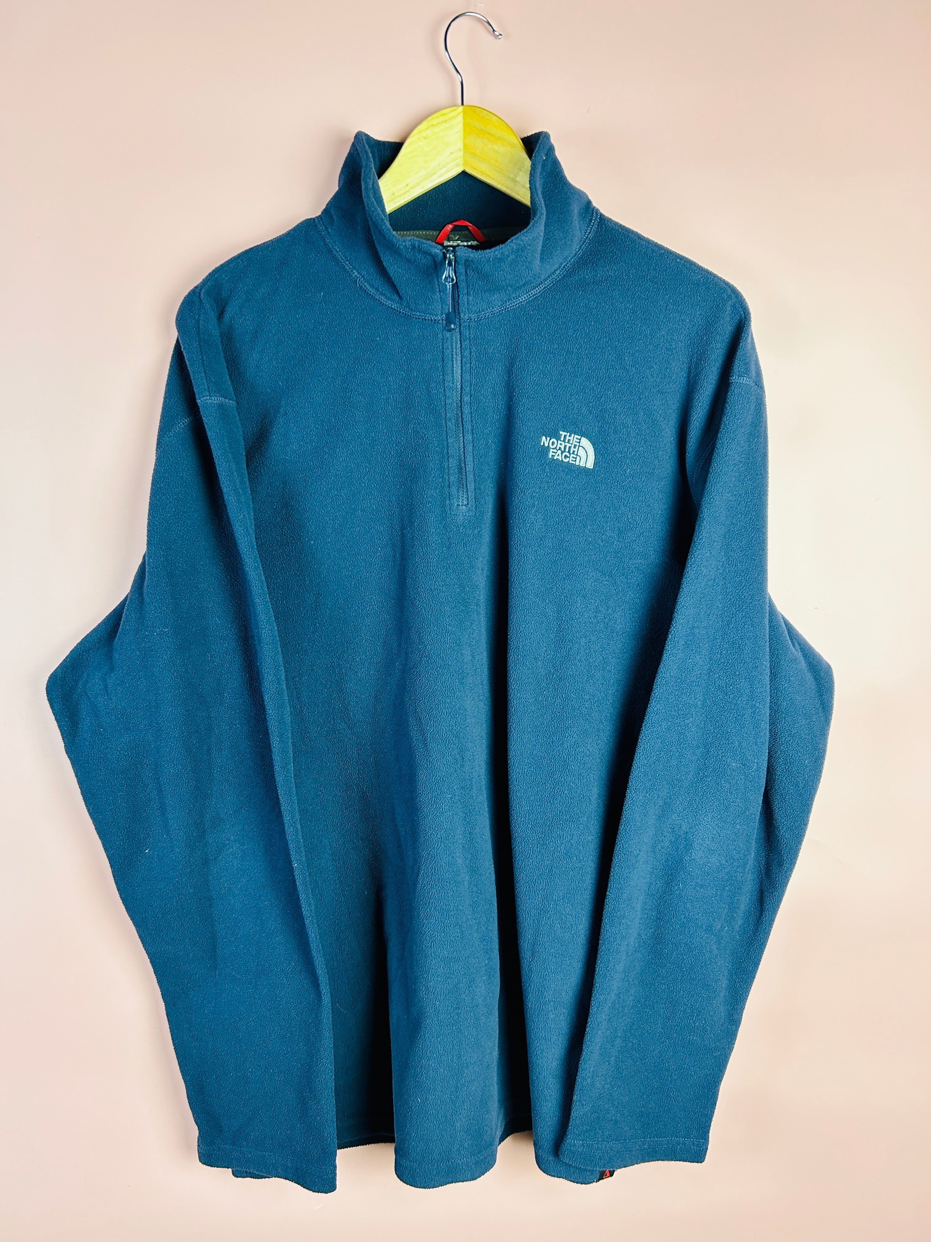 XL Vintage North Face Fleece Sweater dunkelblau