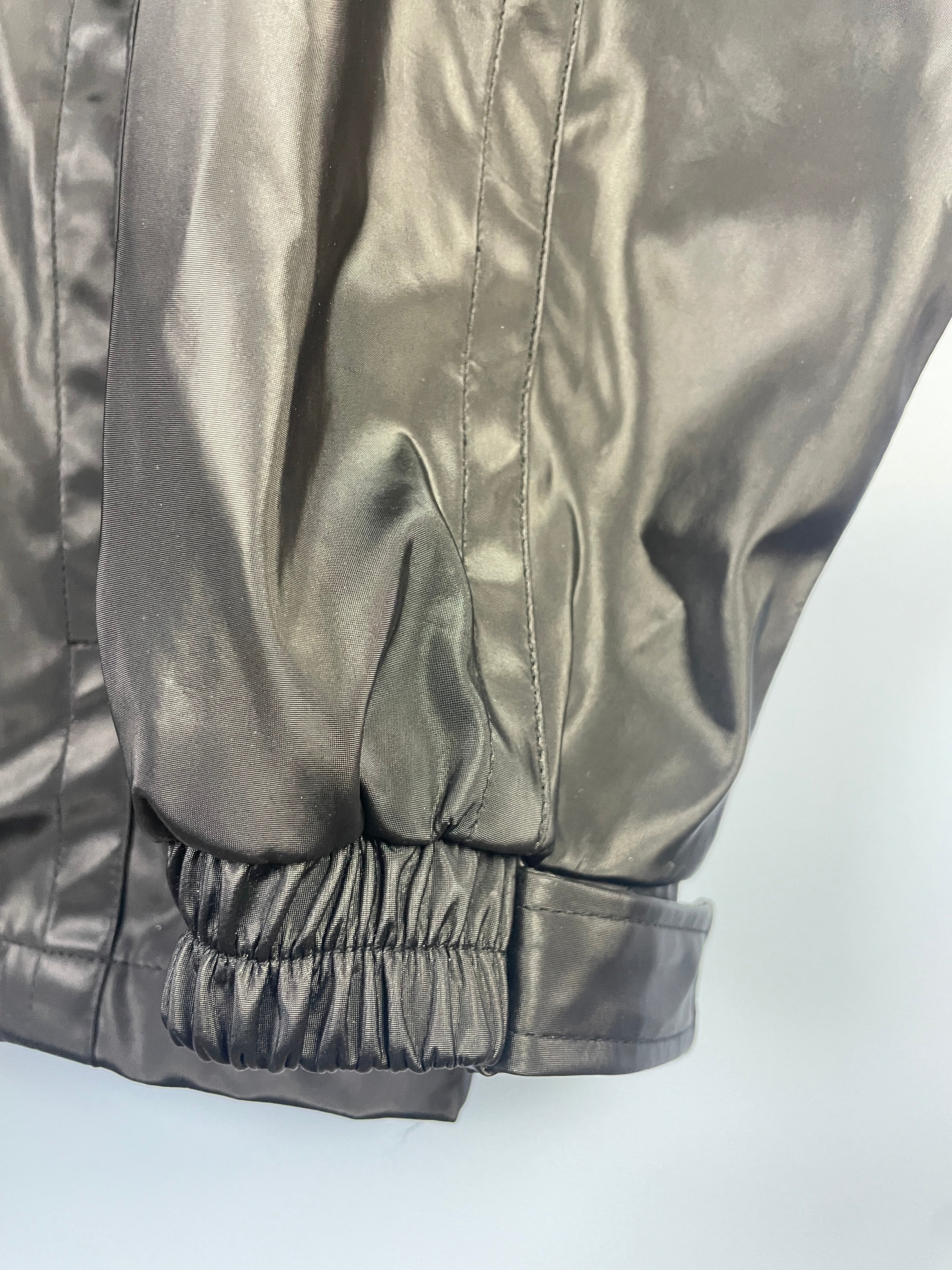 L Vintage Versace Black OOTD Jacke schwarz