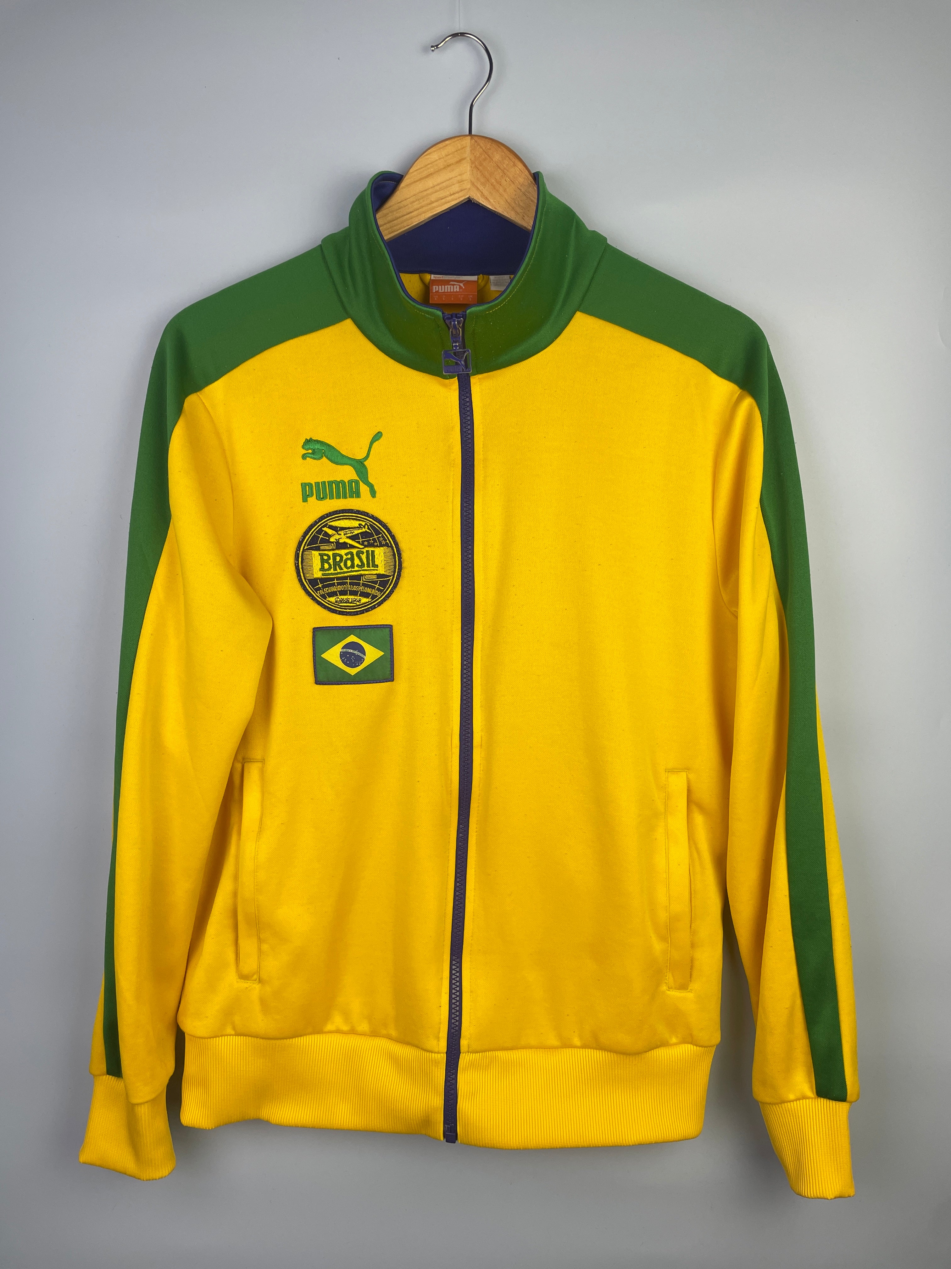S Brasilien vintage puma Sportjacke