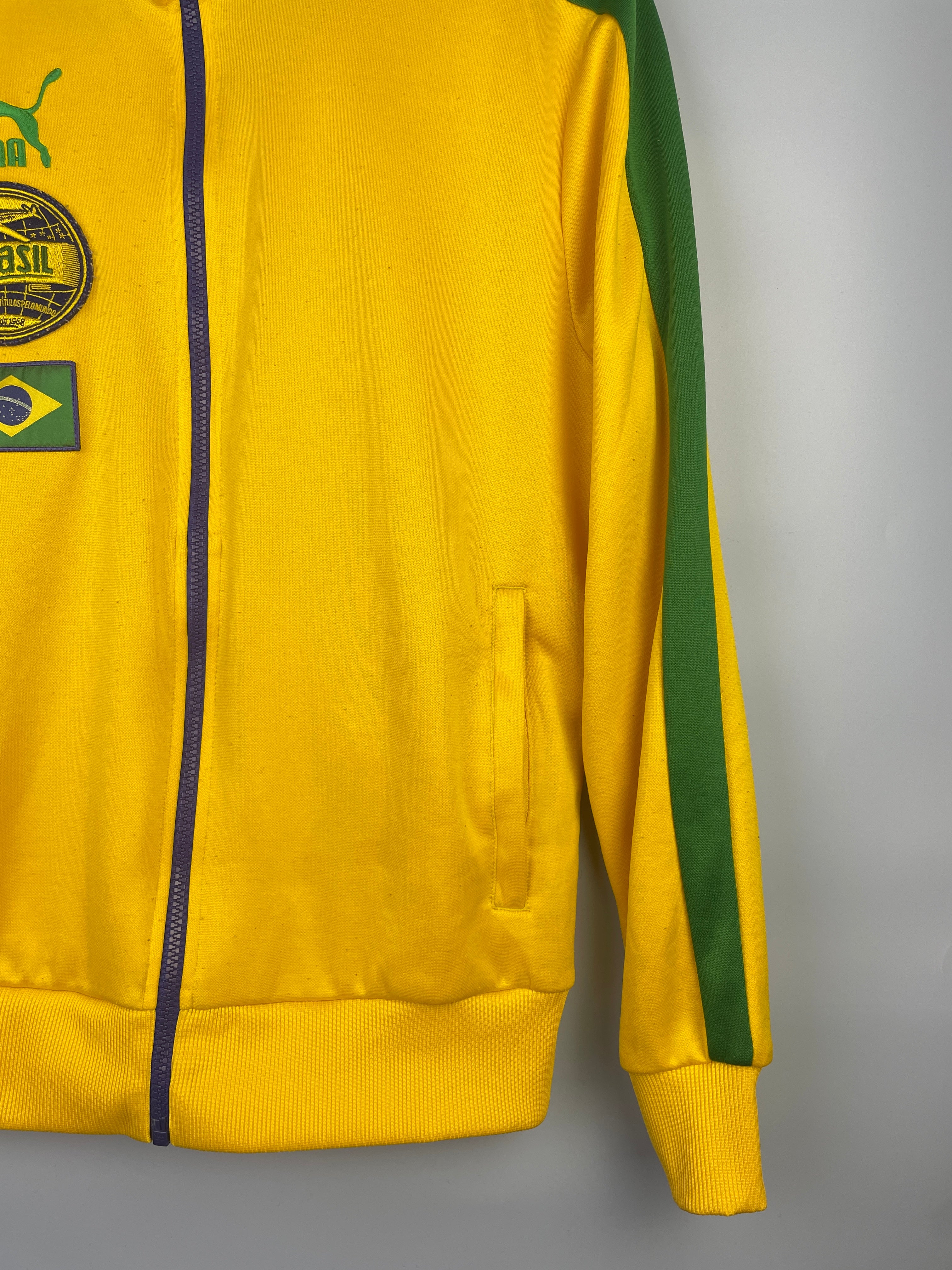 S Brasilien vintage puma Sportjacke