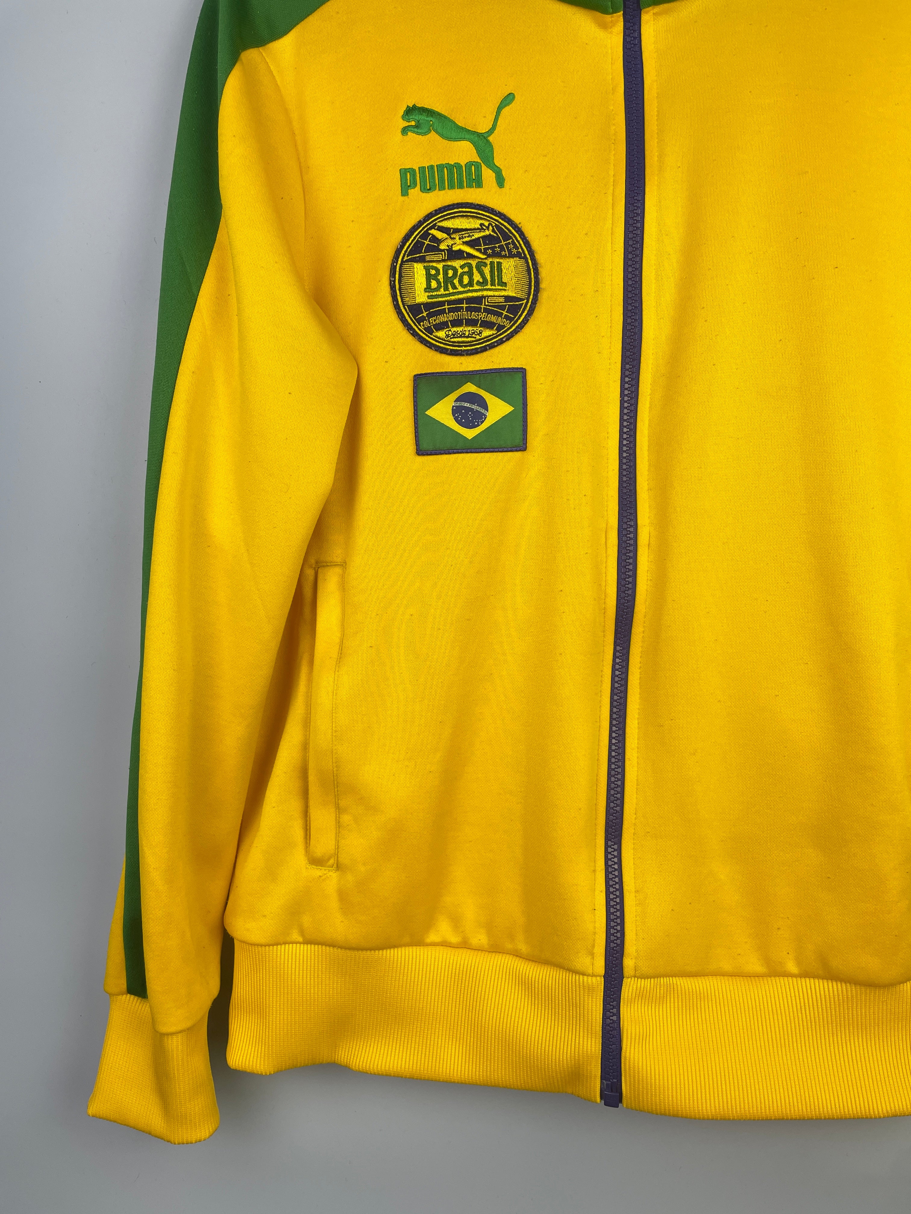 S Brasilien vintage puma Sportjacke