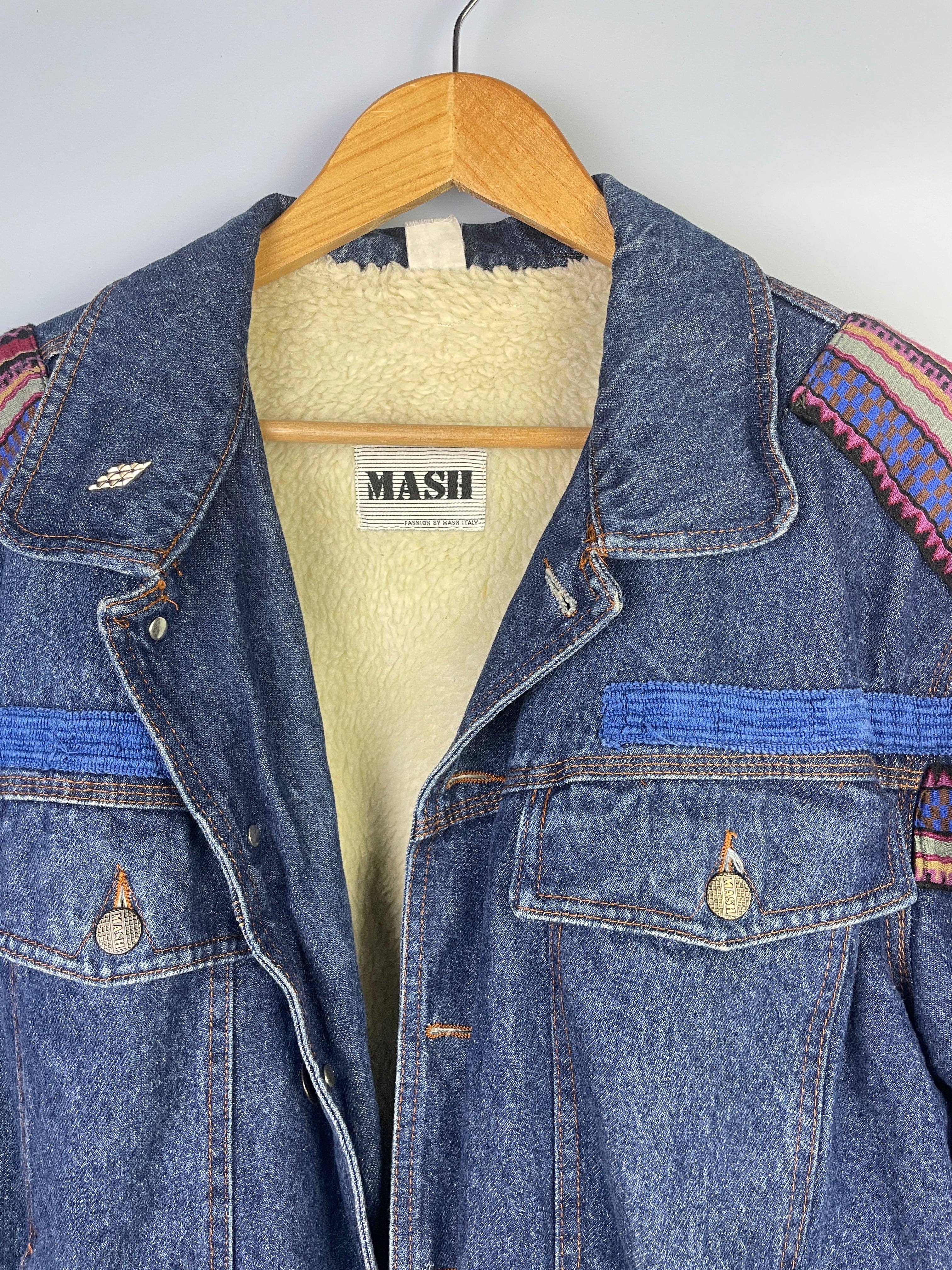 M Oversized jeans Jacke (gefüttert)