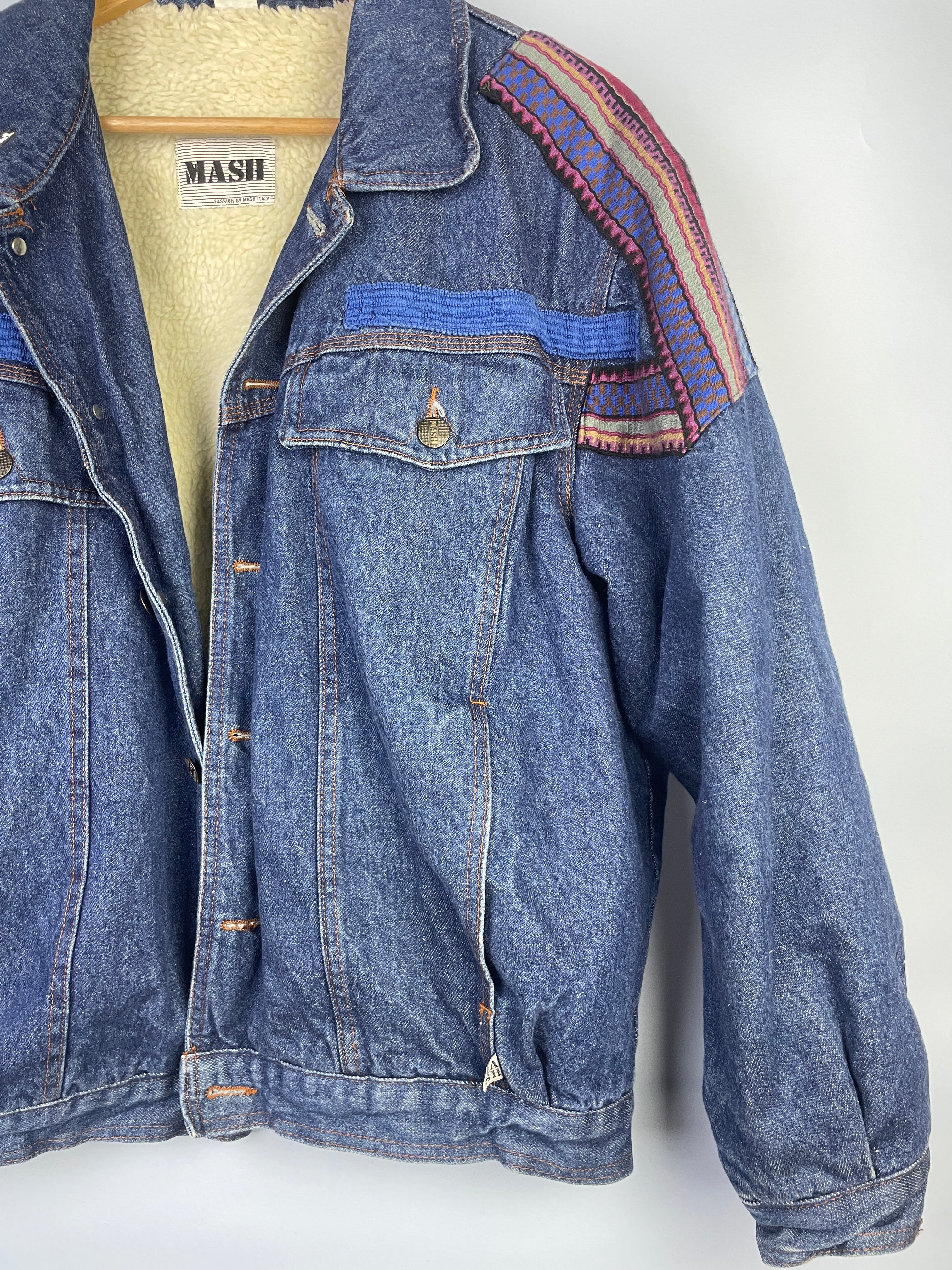 M Oversized jeans Jacke (gefüttert)