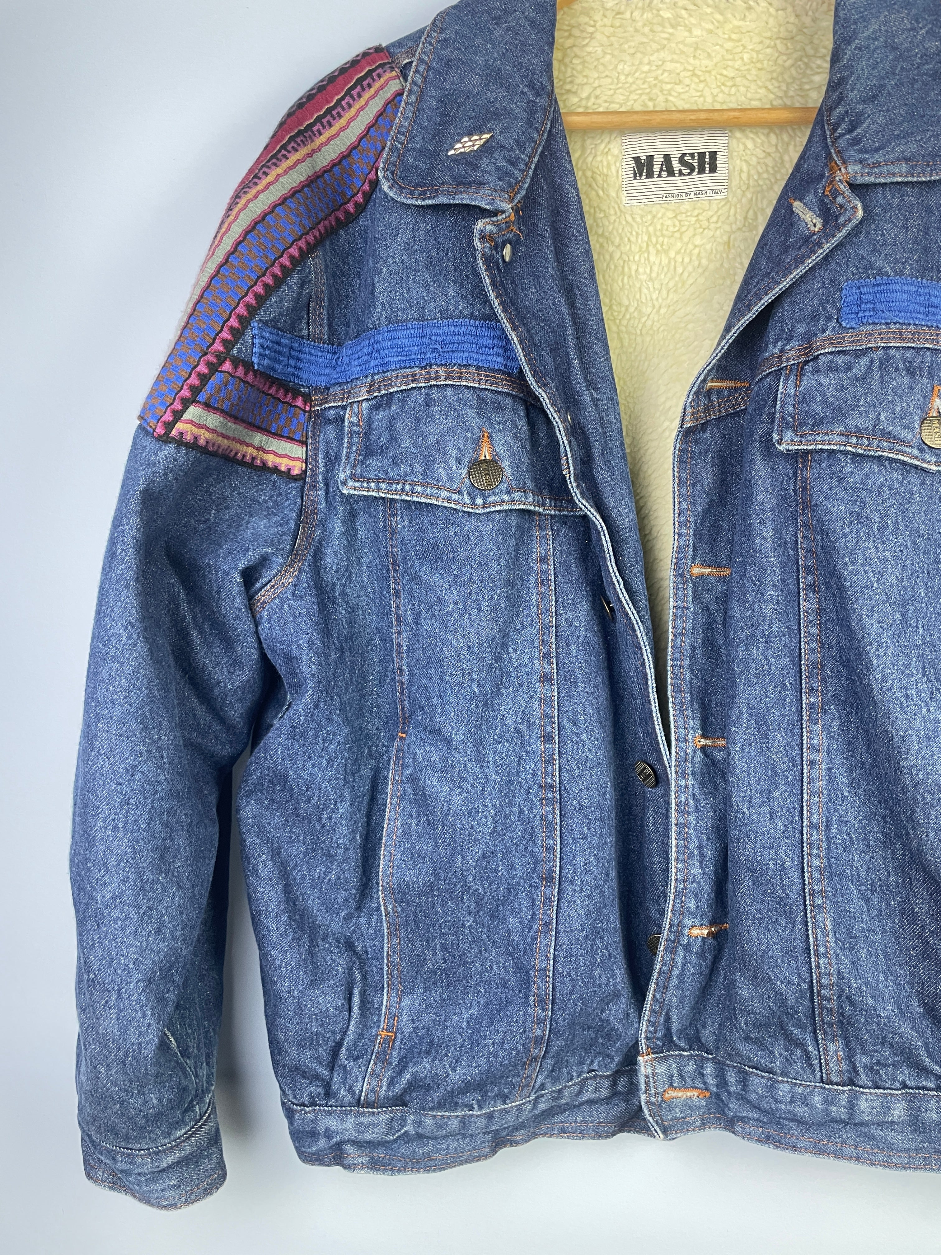 M Oversized jeans Jacke (gefüttert)