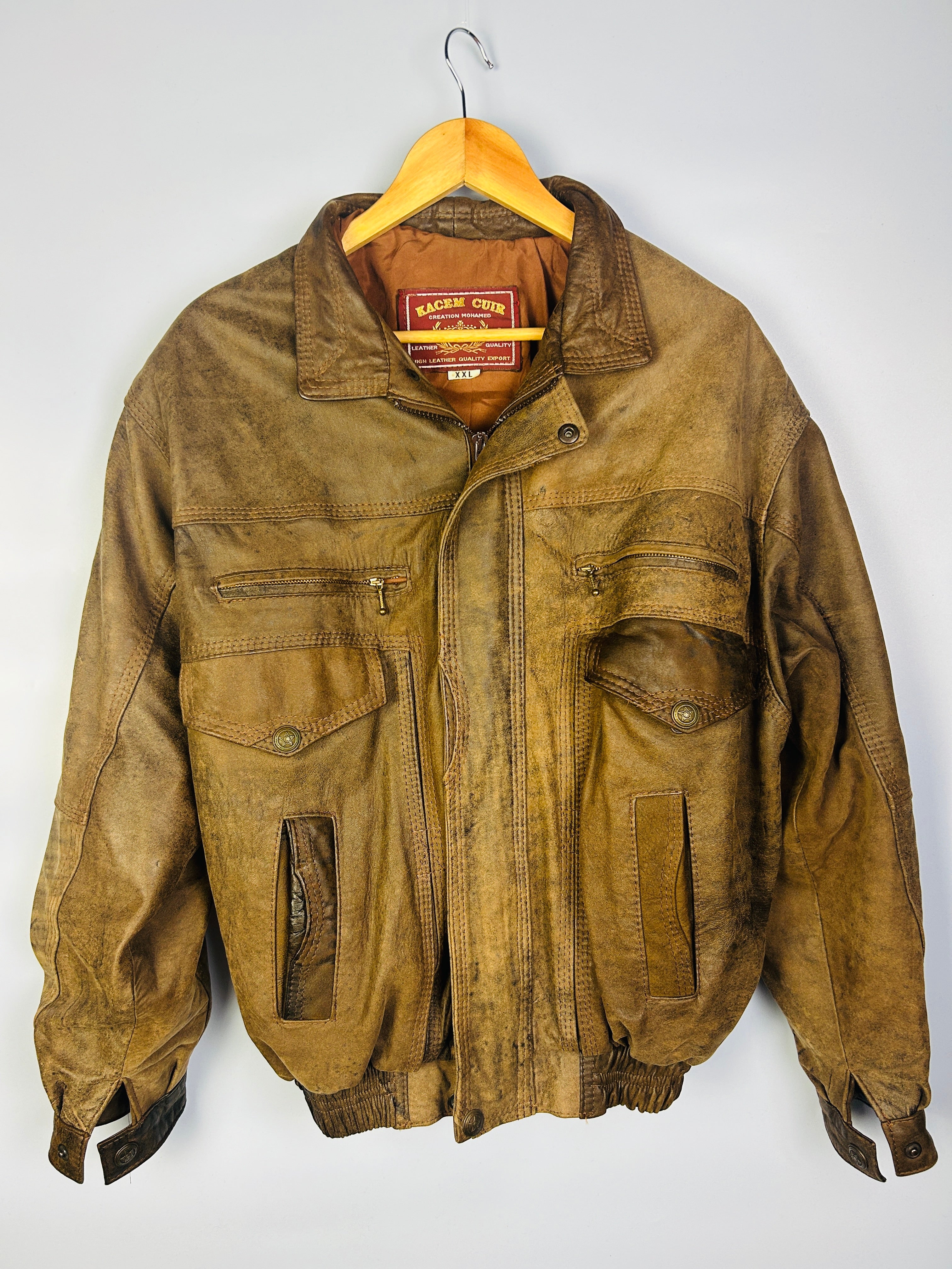 M-L Vintage Diesel Lederjacke