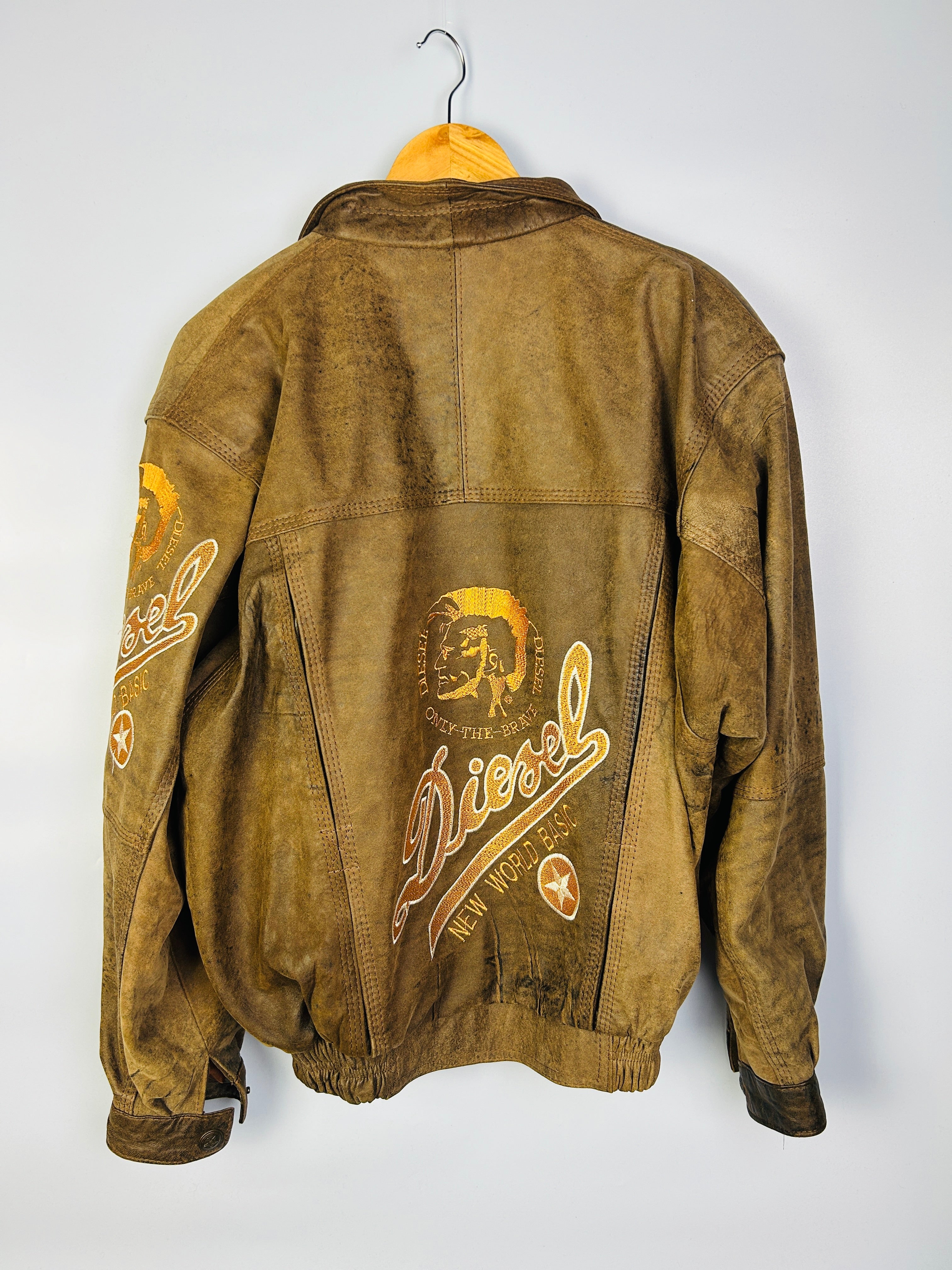 M-L Vintage Diesel Lederjacke