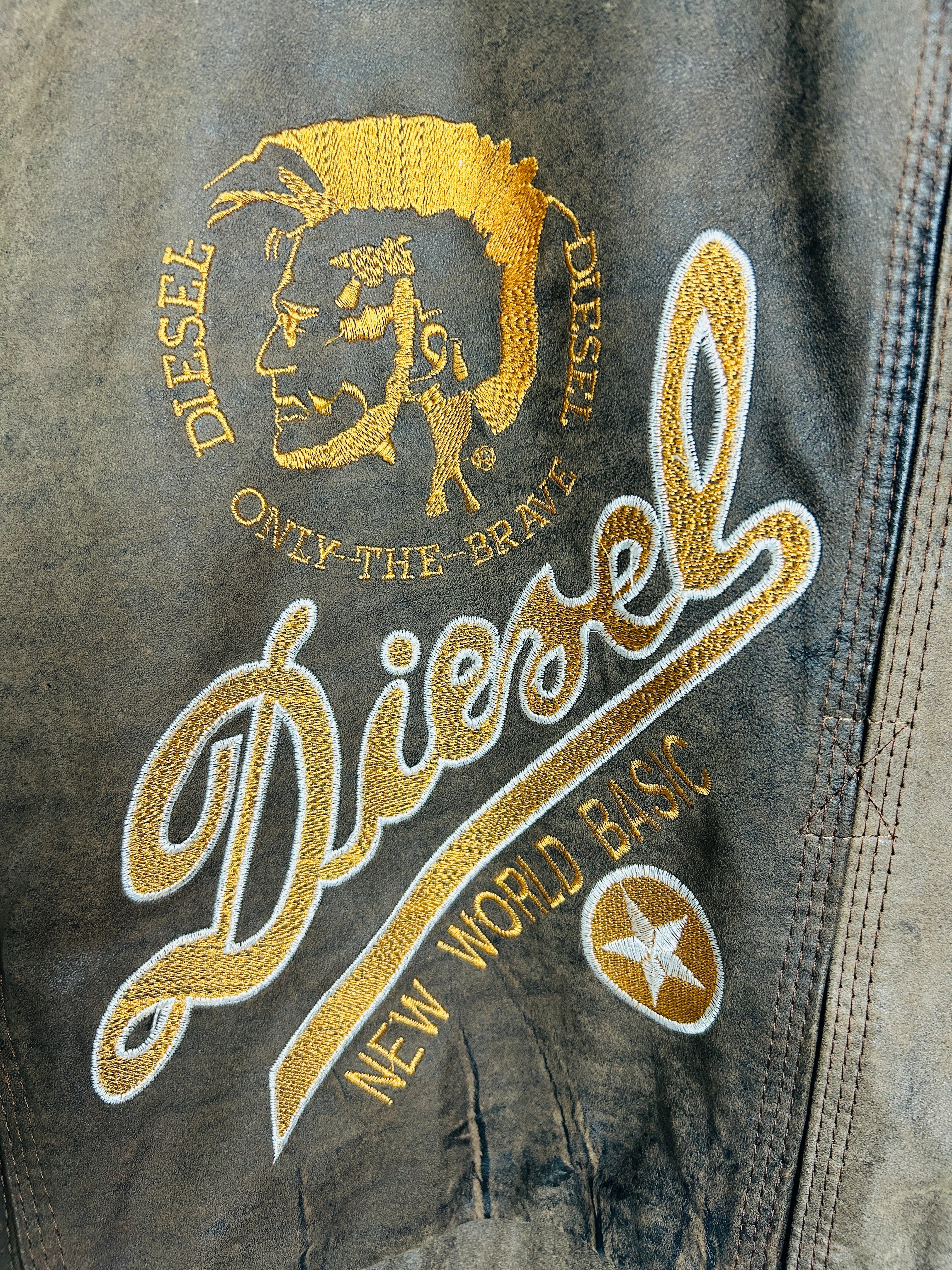 M-L Vintage Diesel Lederjacke