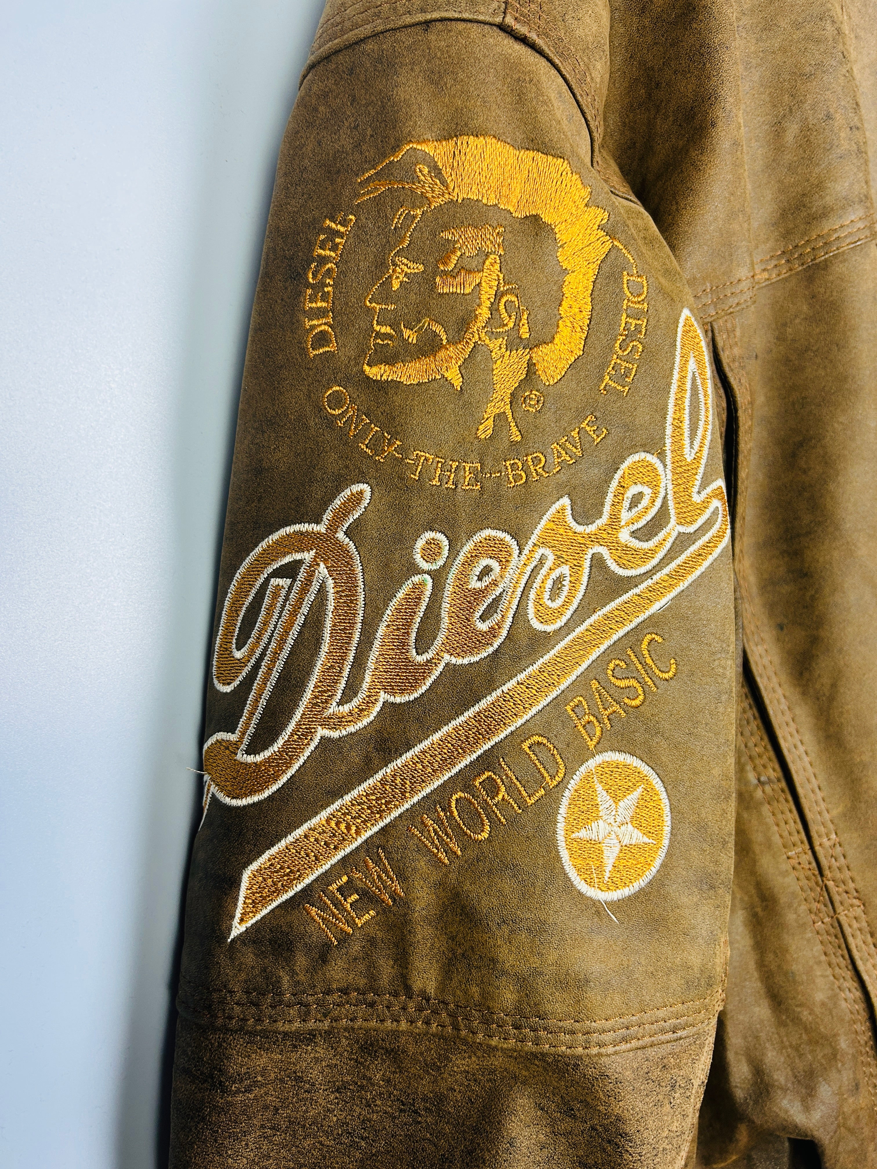 M-L Vintage Diesel Lederjacke
