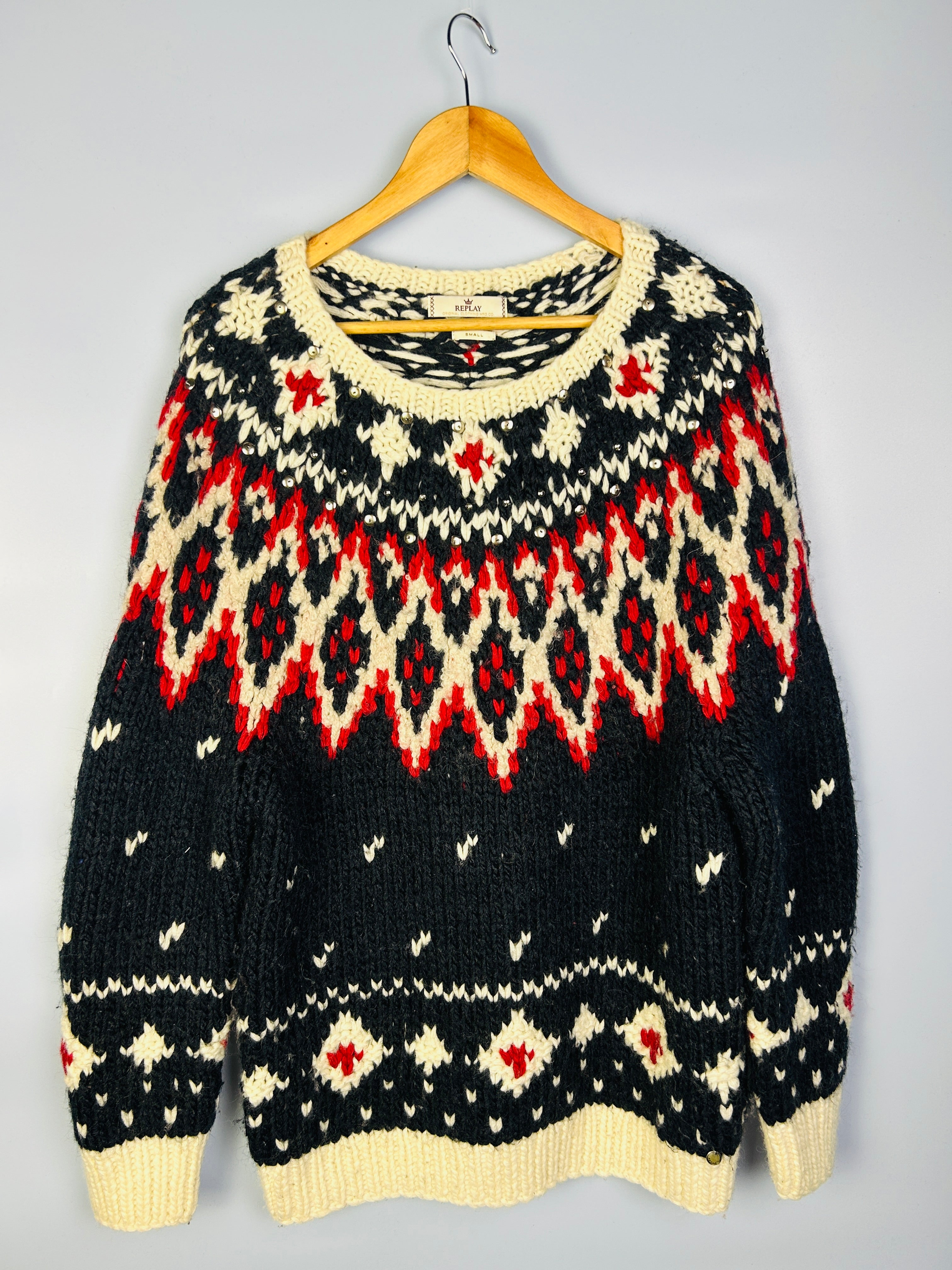 S-M Vintage Replay Nordic Pullover
