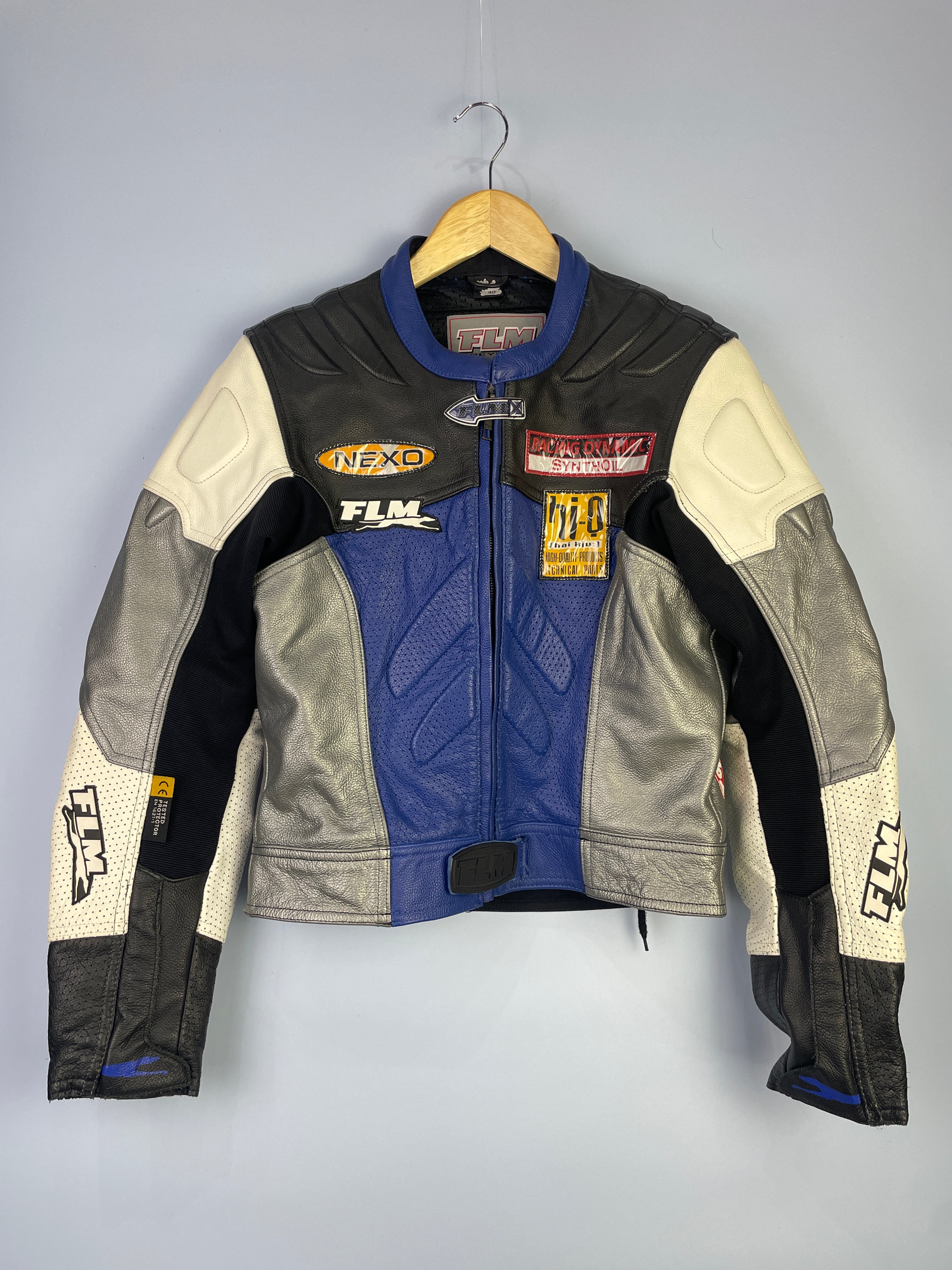 M-L FLM Vintage Damen Lederjacke (biker)