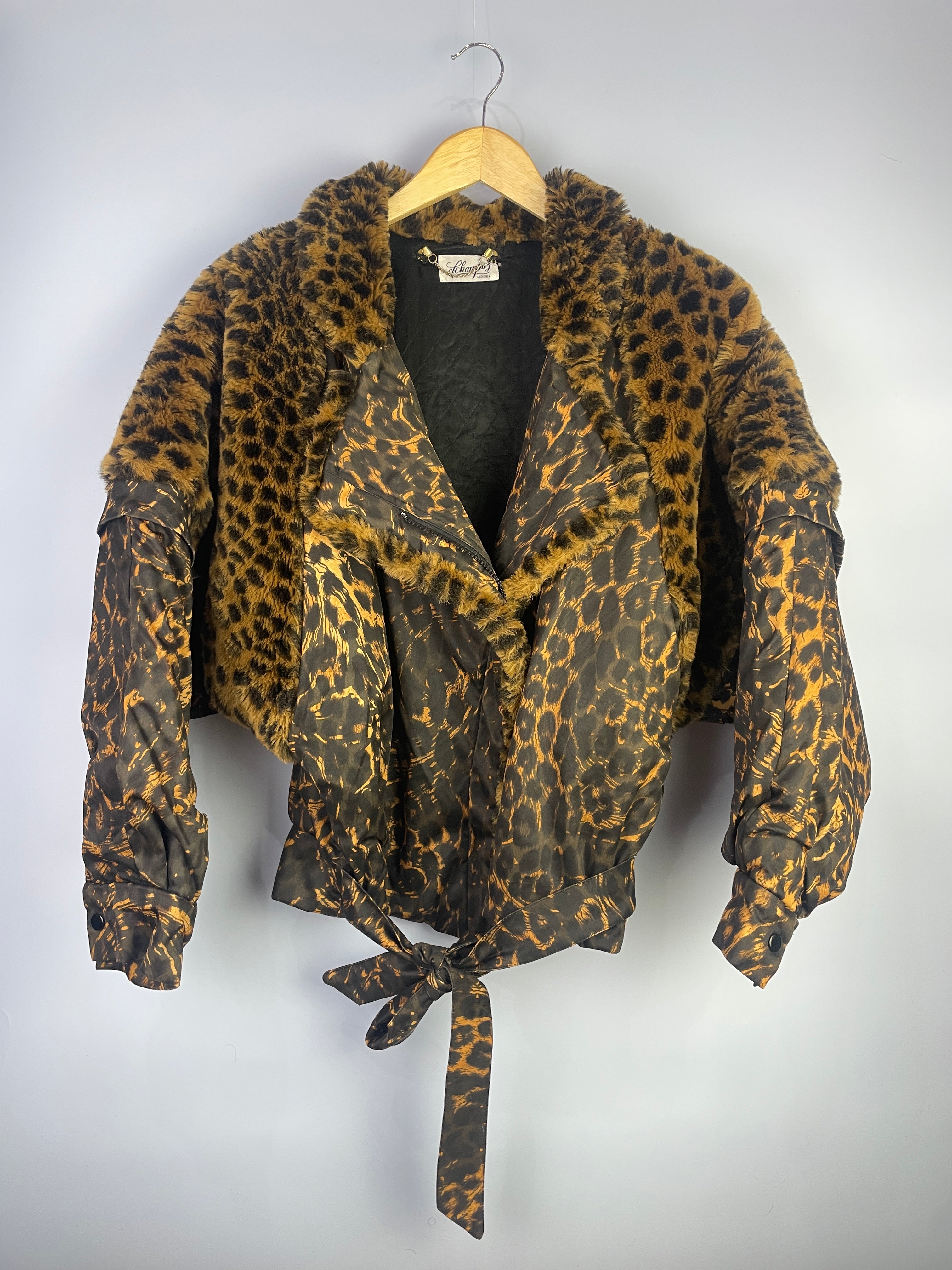 M-L vintage Leo Patterned Jacket