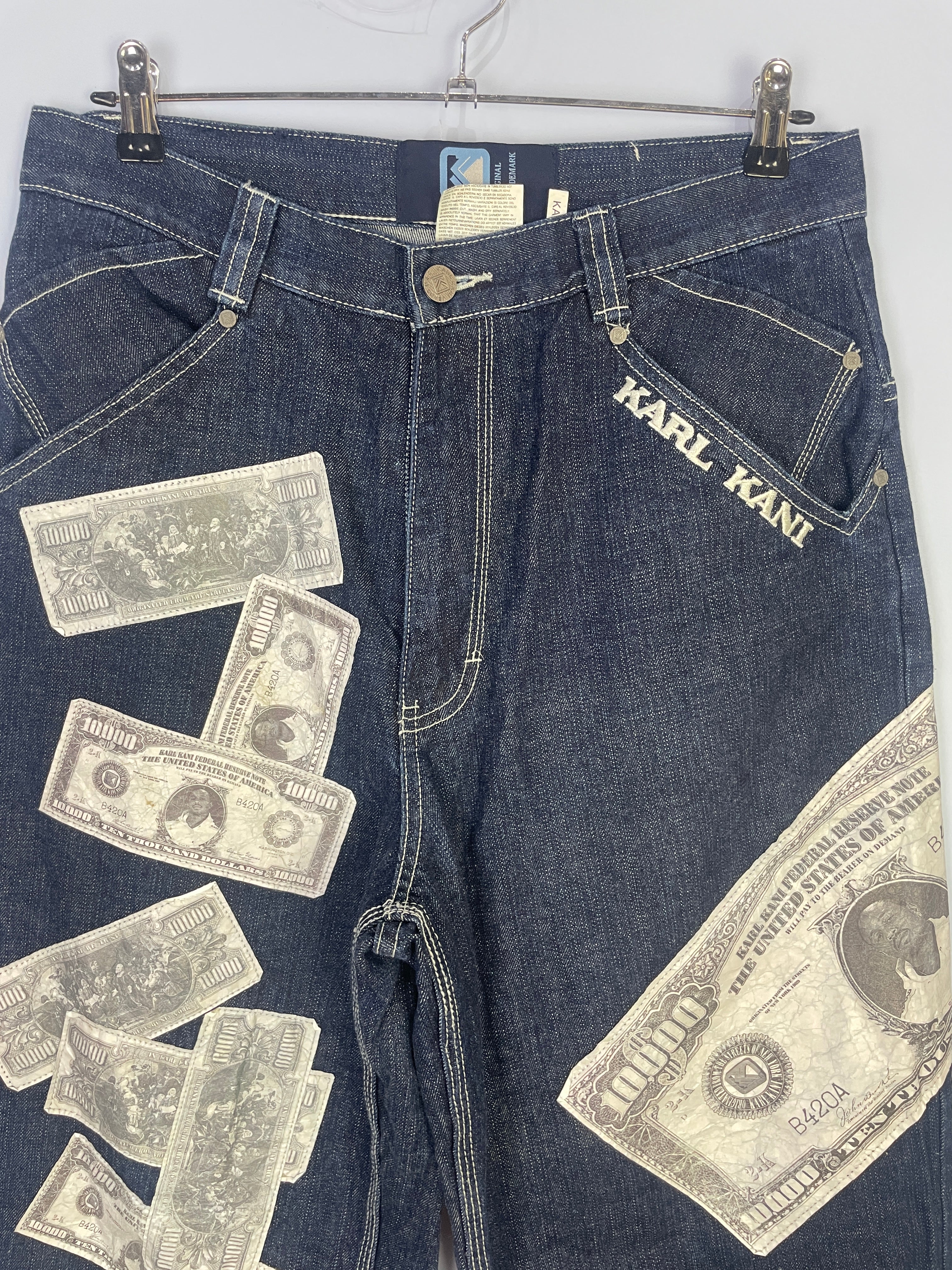 Karl Kani  baggy Jeans 30 mit Dollar Scheinen in sehr gutem Zustand