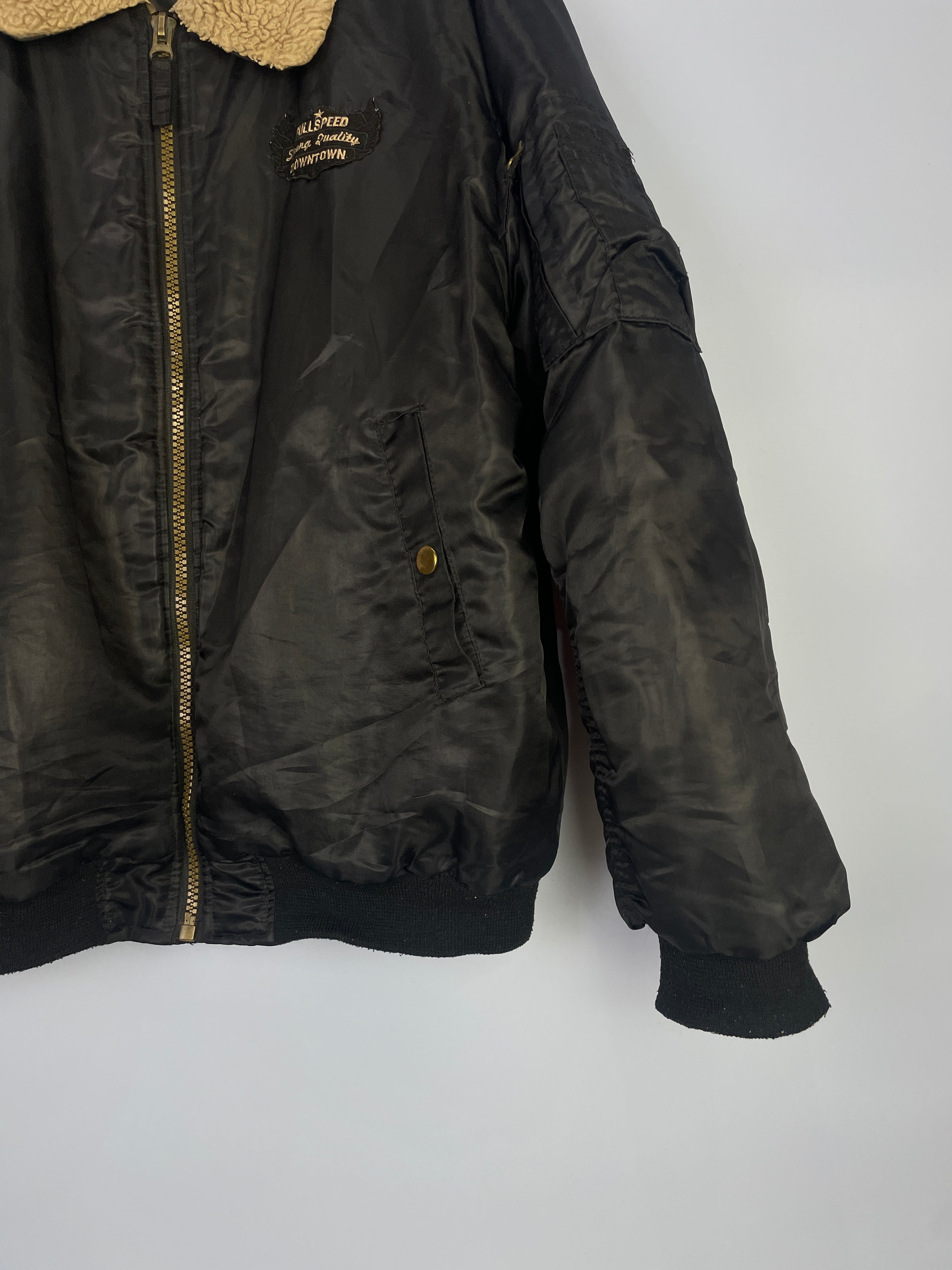 Unisex L Vintage Pilotenjacke