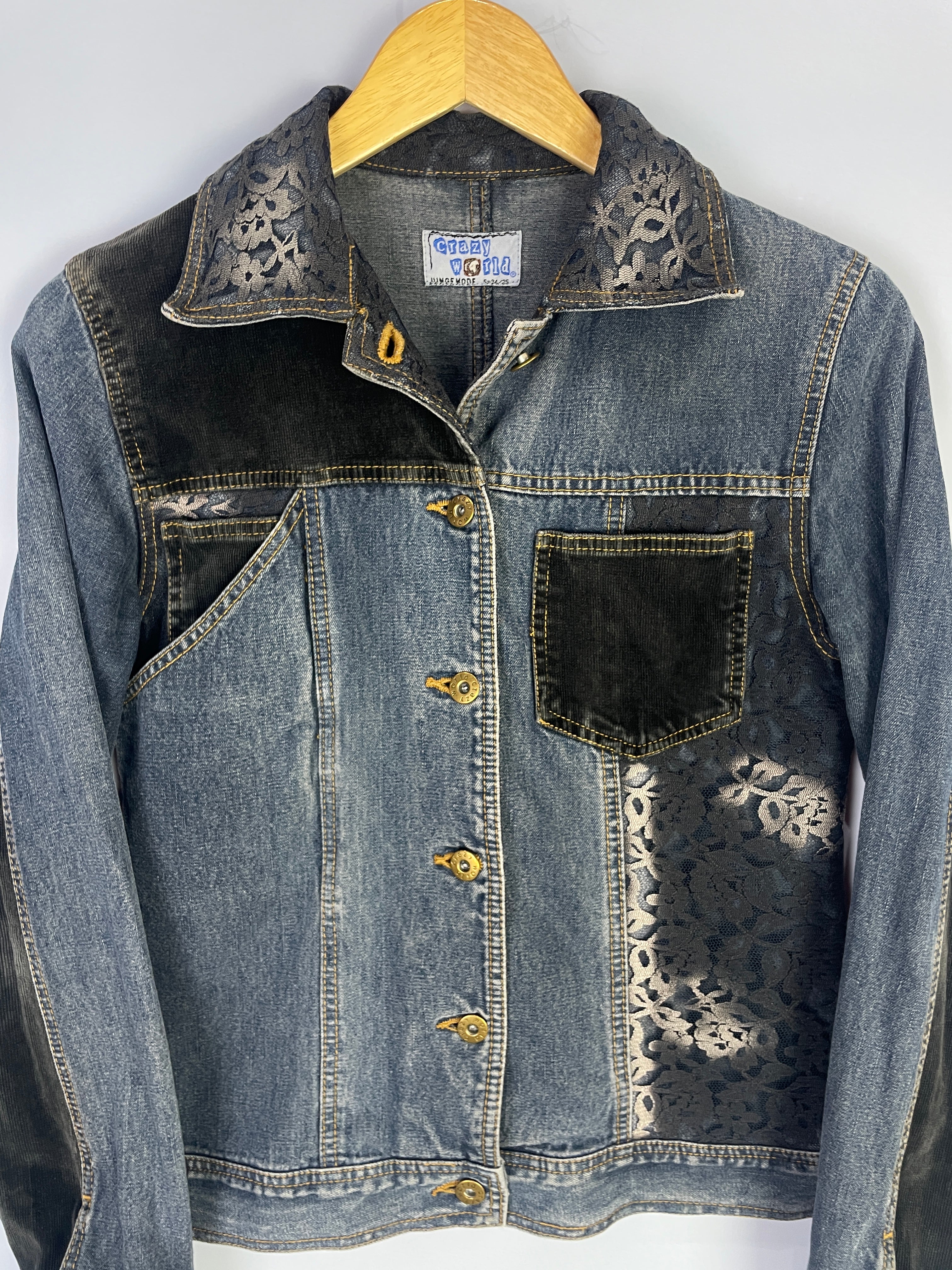 XS-S vintage girls jeans Jacke