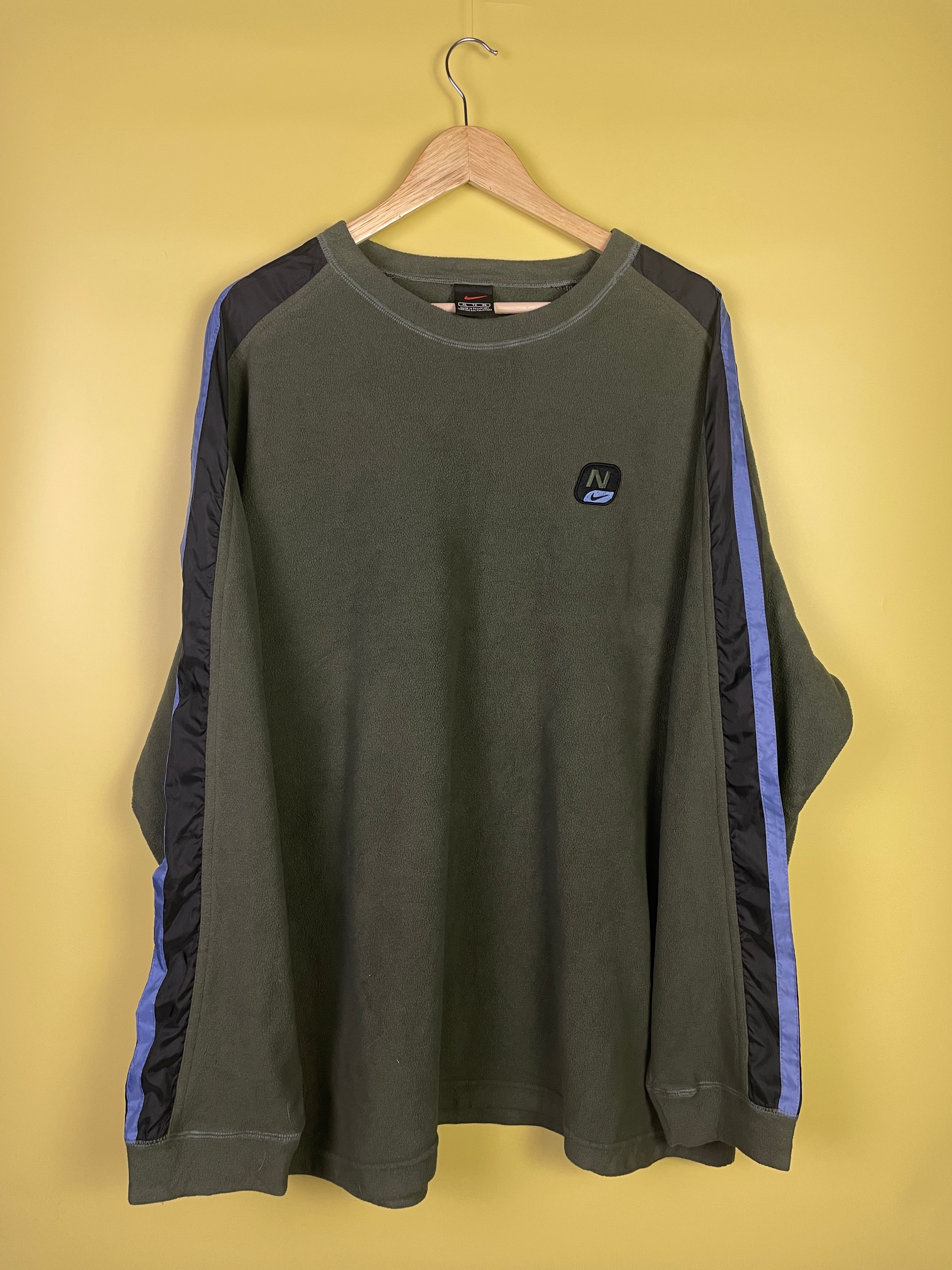 XL Fleece Nike Sweater dunkelgrün