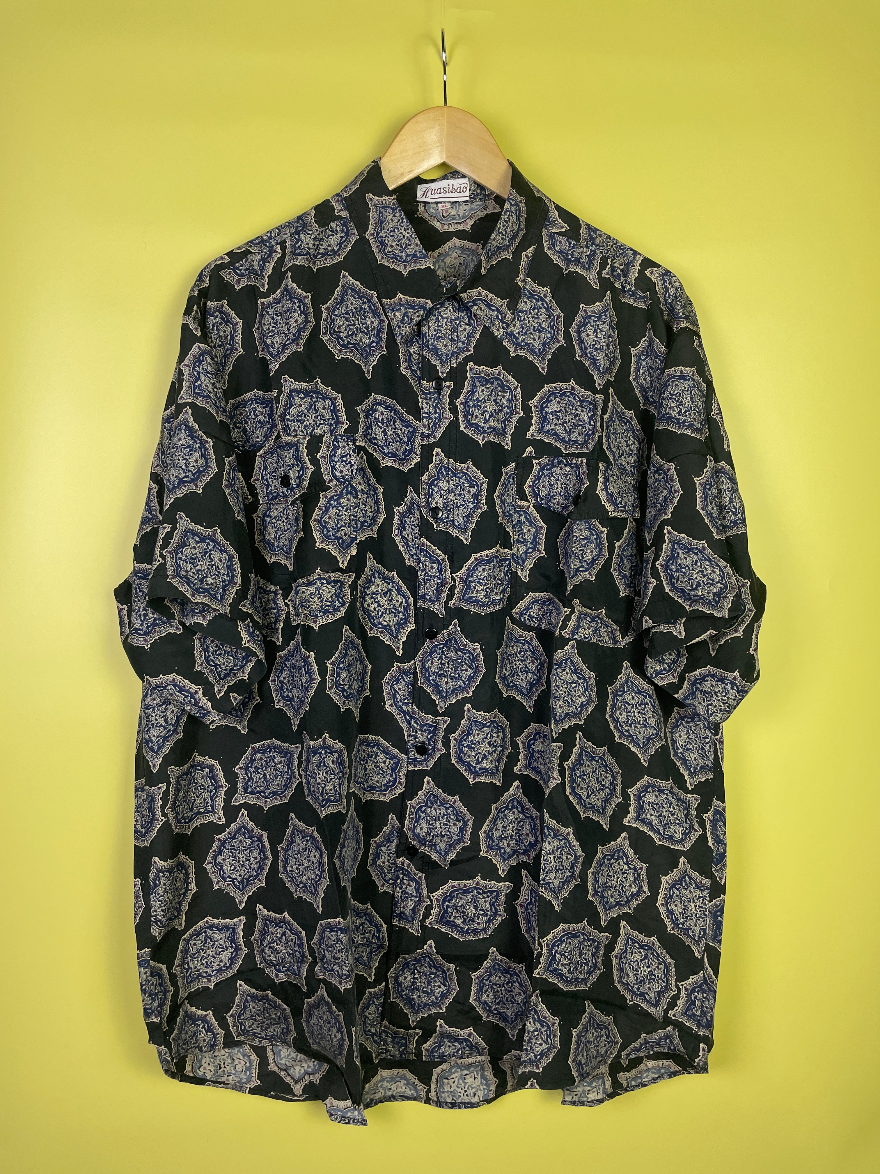 XL-L Vintage Seidenhemd