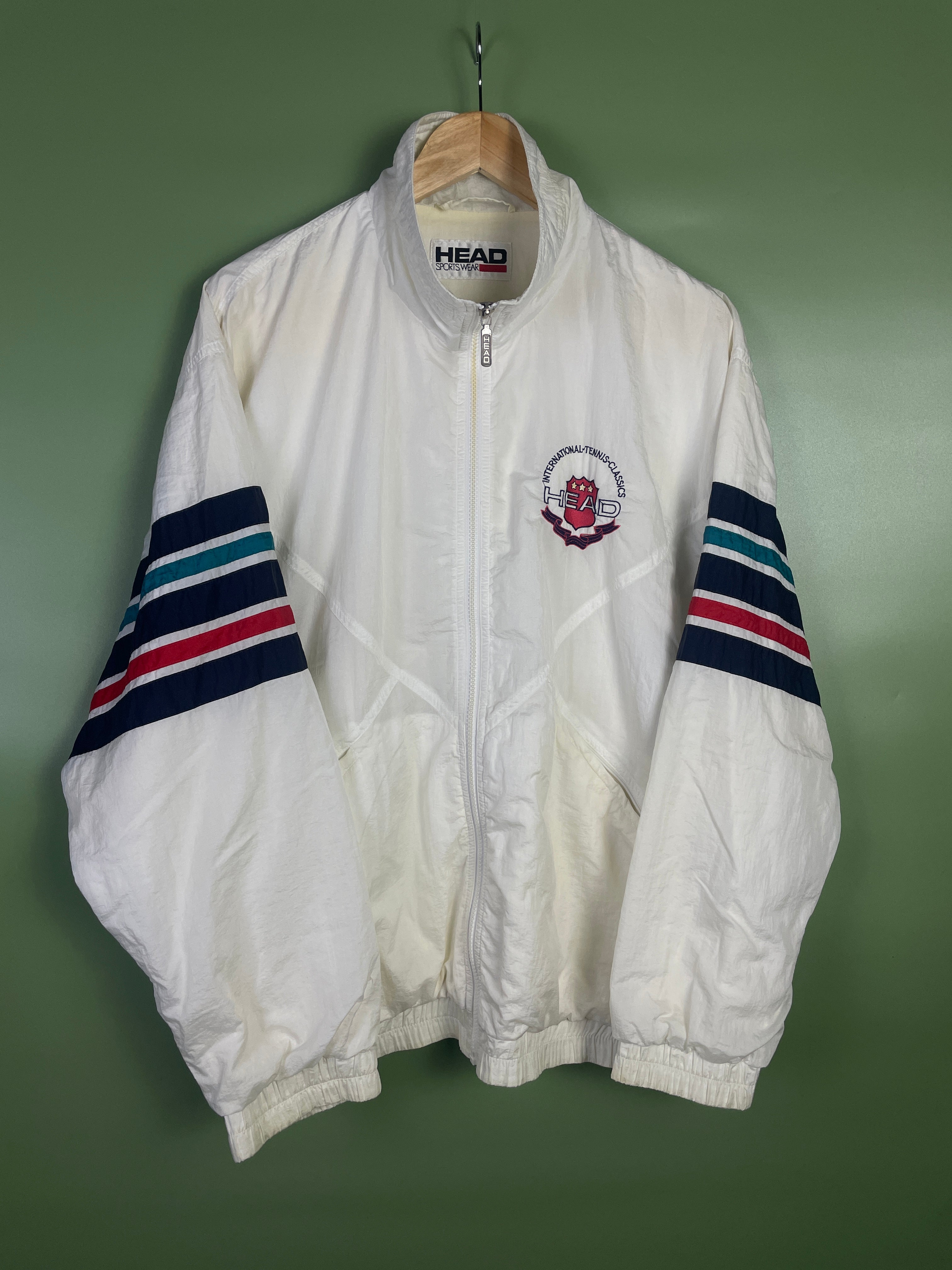 M-L Tennis Track Jacket weiß