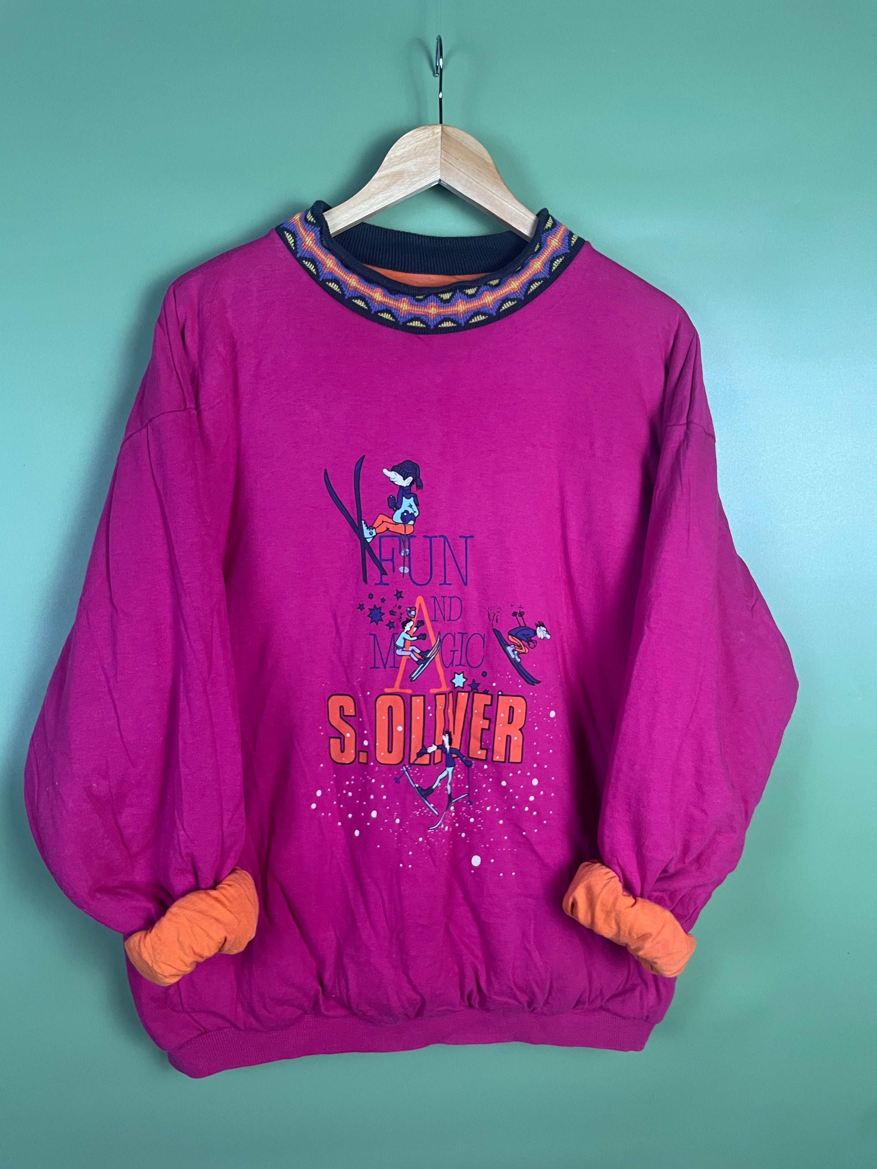 M Reversibel S. Oliver Sweater Sky
