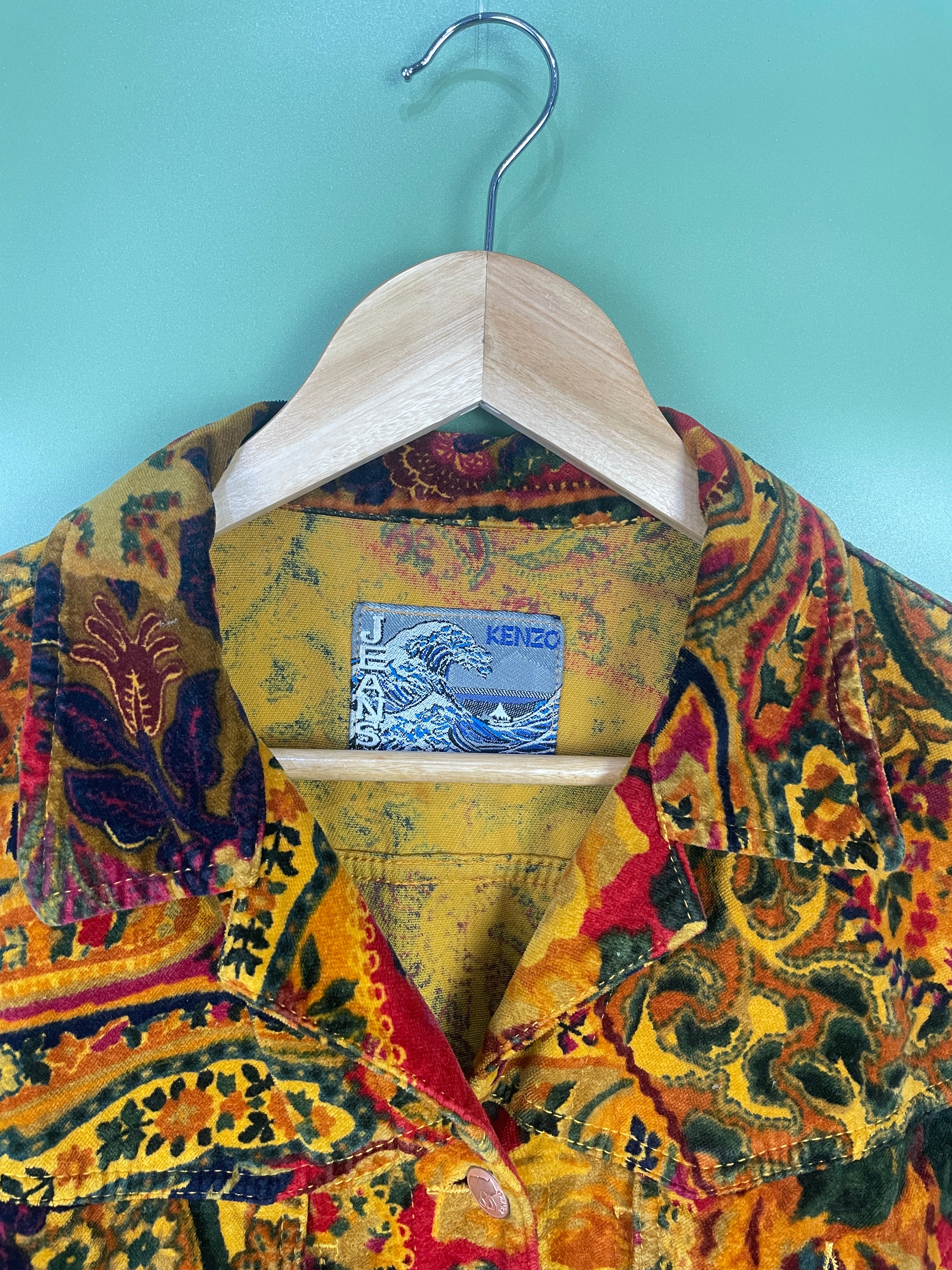 M Kenzo Vintage Velour Jacket